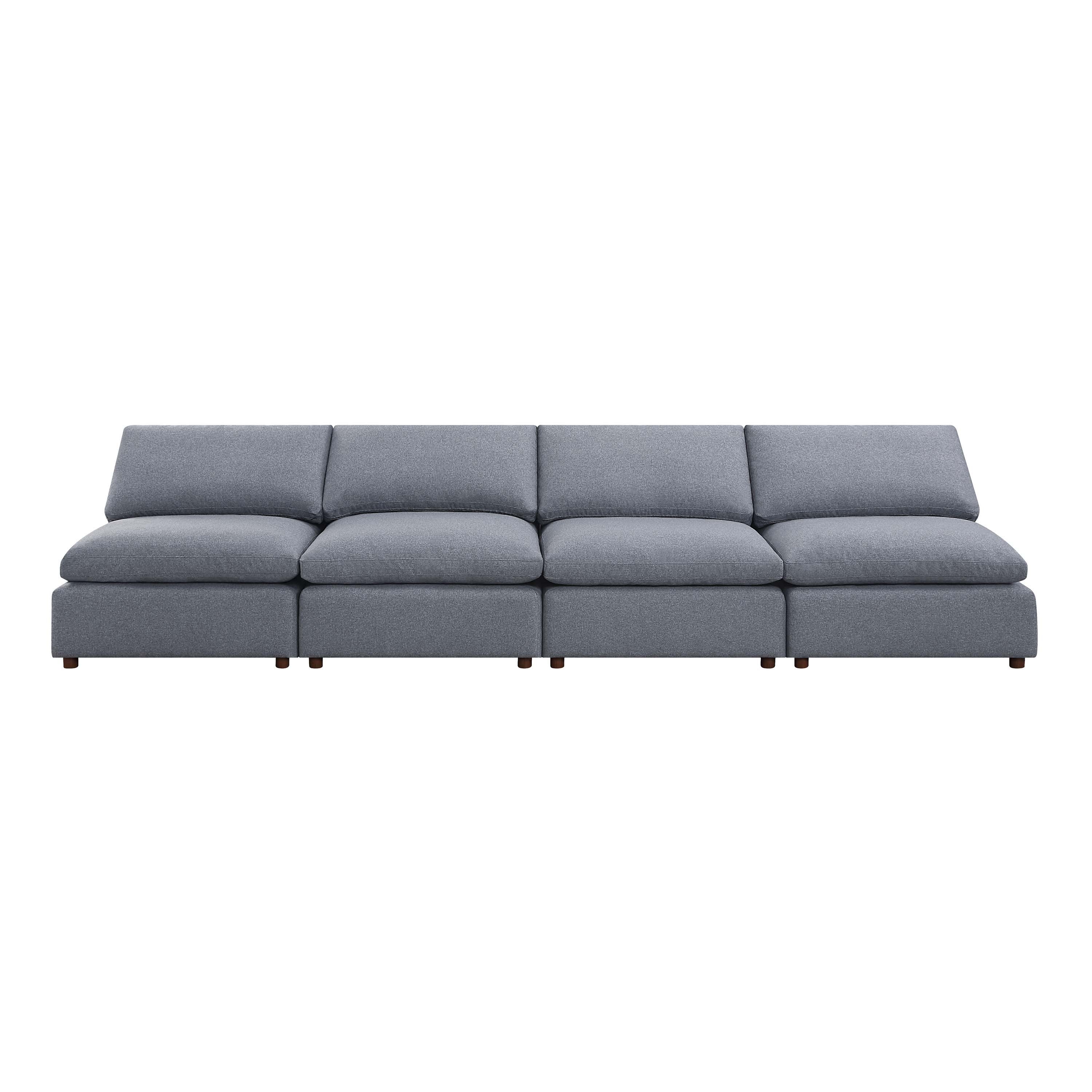 Modern Modular Sectional Sofa Set, Self-customization Design Sofa, Grey