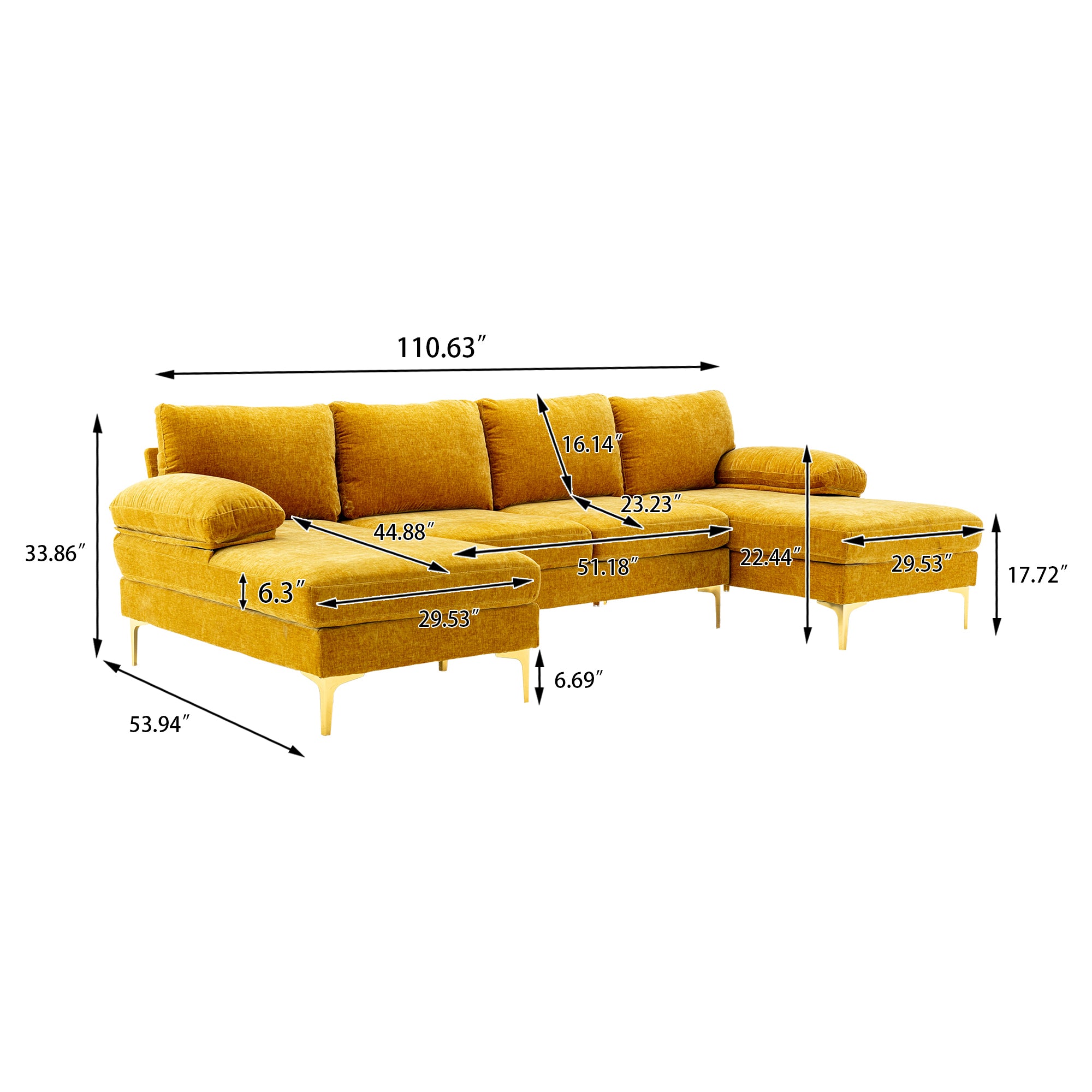 COOLMORE Accent sofa /Living room sofa sectional  sofa