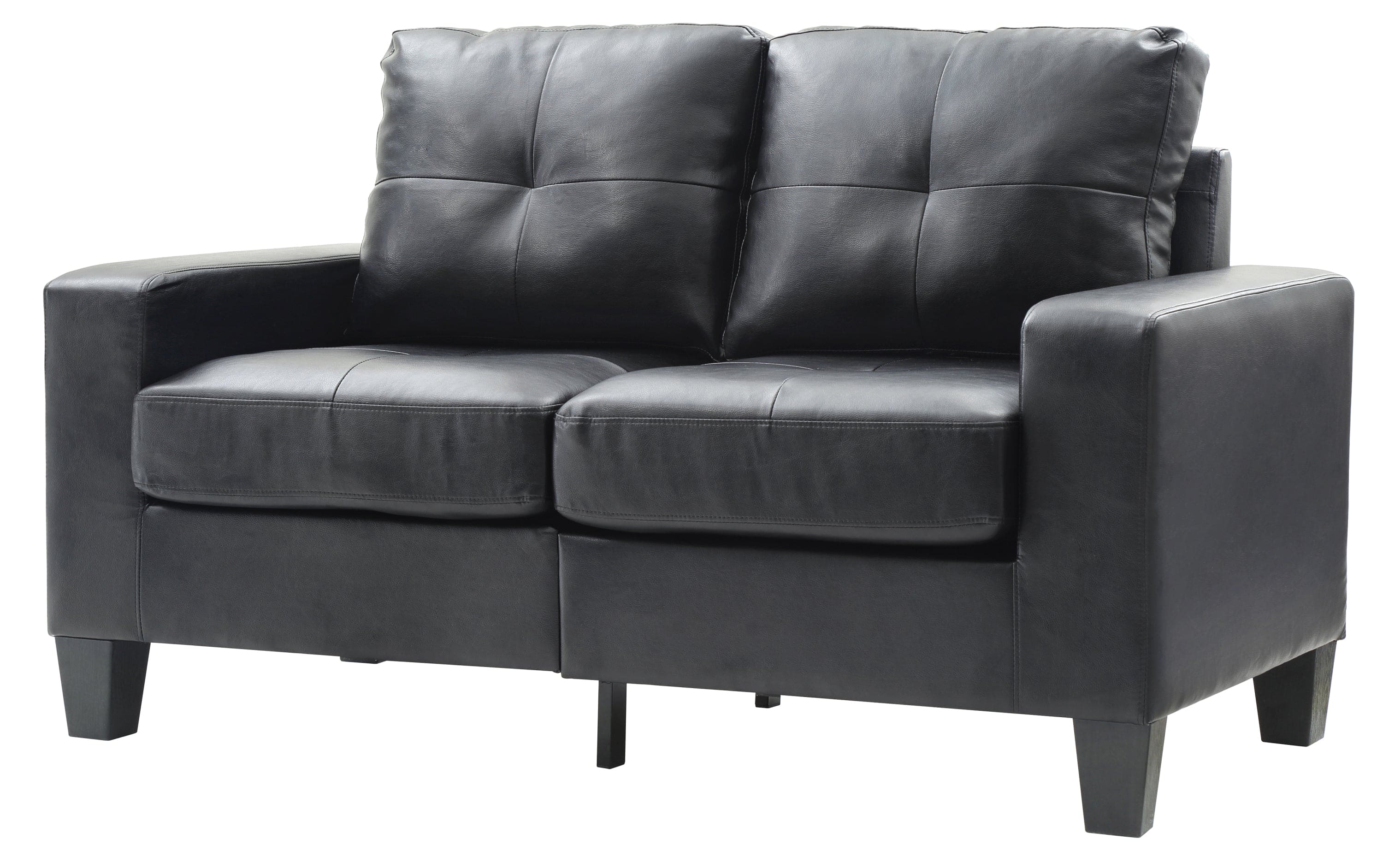 Glory Furniture Newbury G463A-L Newbury Modular Loveseat , BLACK