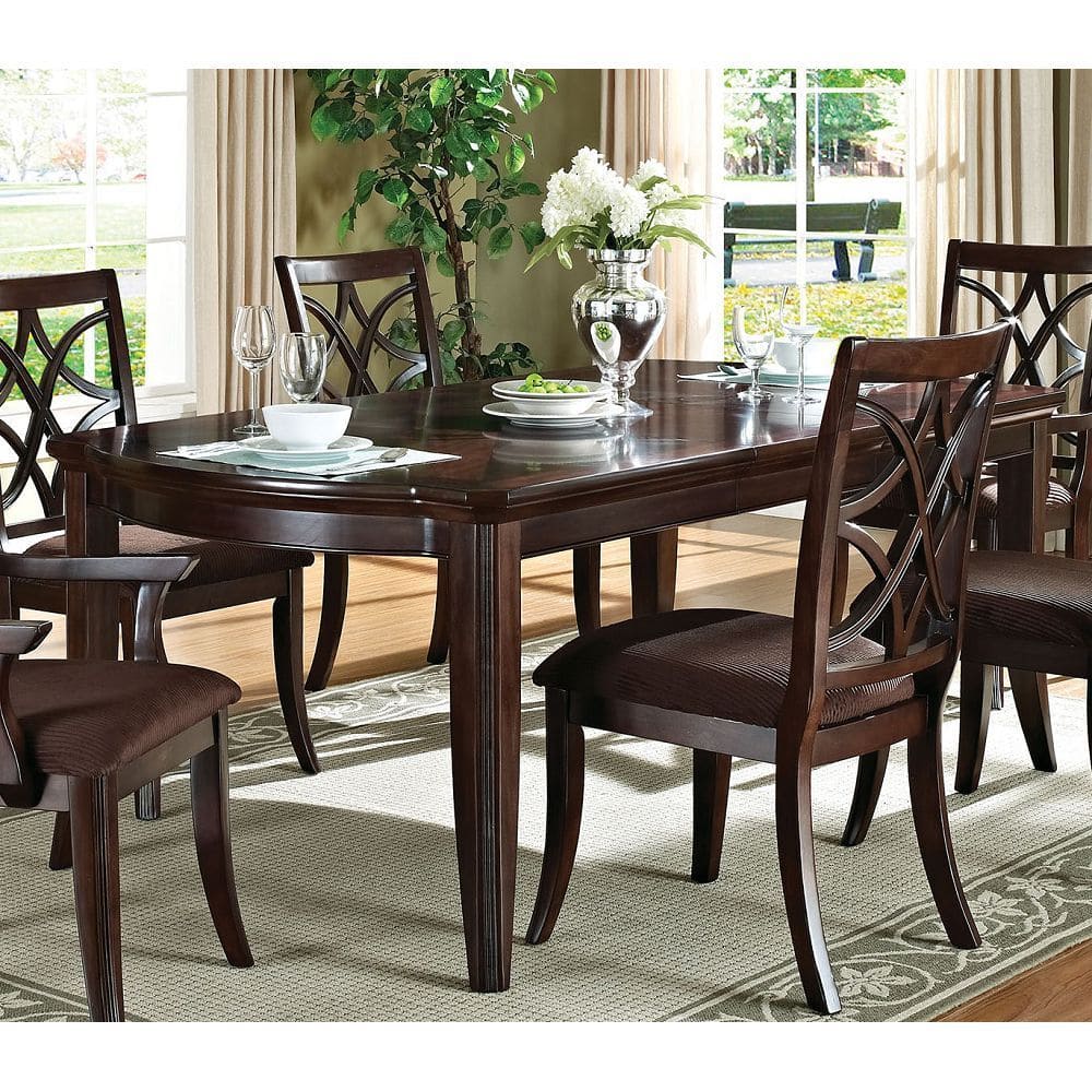 ACME Keenan Dining Table in Dark Walnut 60255