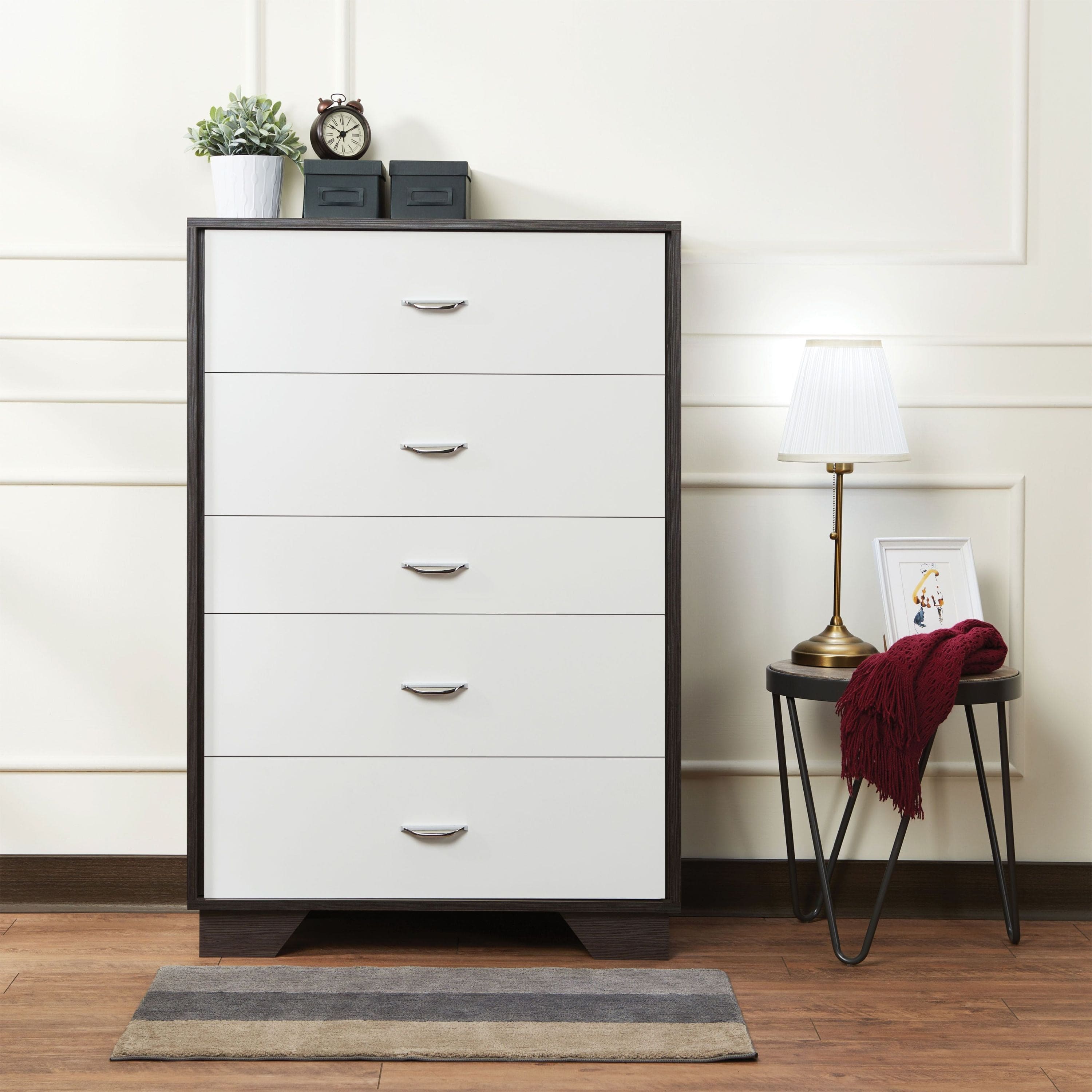 ACME Eloy Chest in White & Espresso 97368