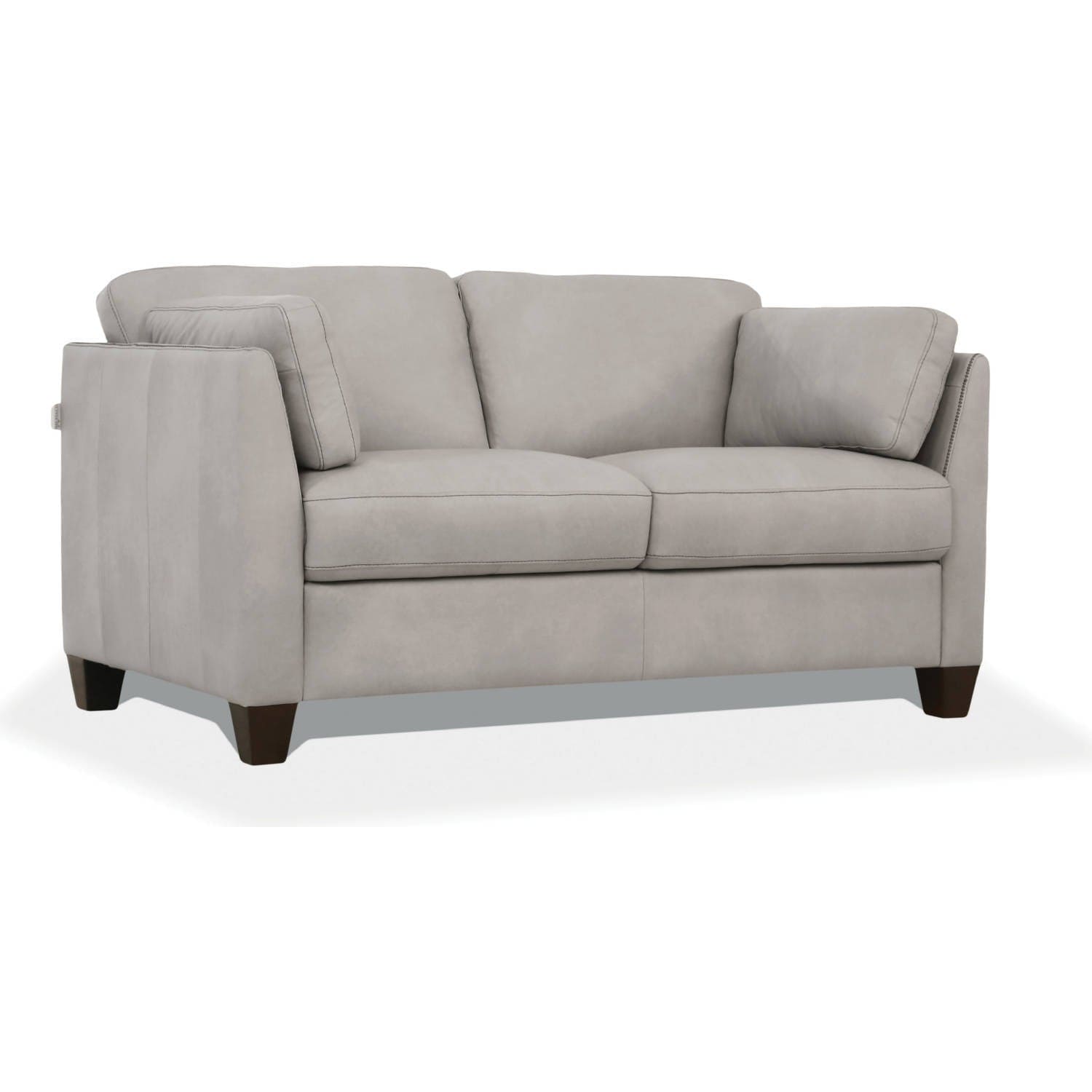 ACME Matias Loveseat, Dusty White Leather 55016