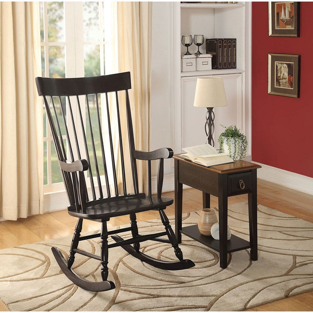 ACME Arlo Rocking Chair in Black 59297