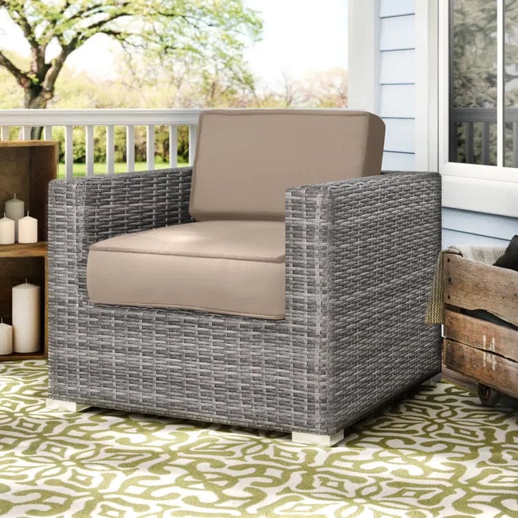 Living Source International Fully Assembled Patio Chair with Cushions