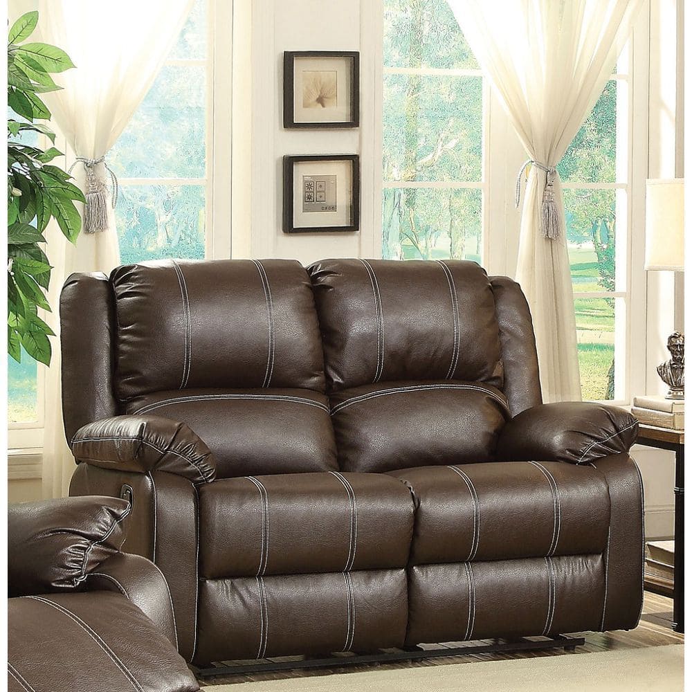 ACME Zuriel Loveseat (Motion) in Brown PU 52281