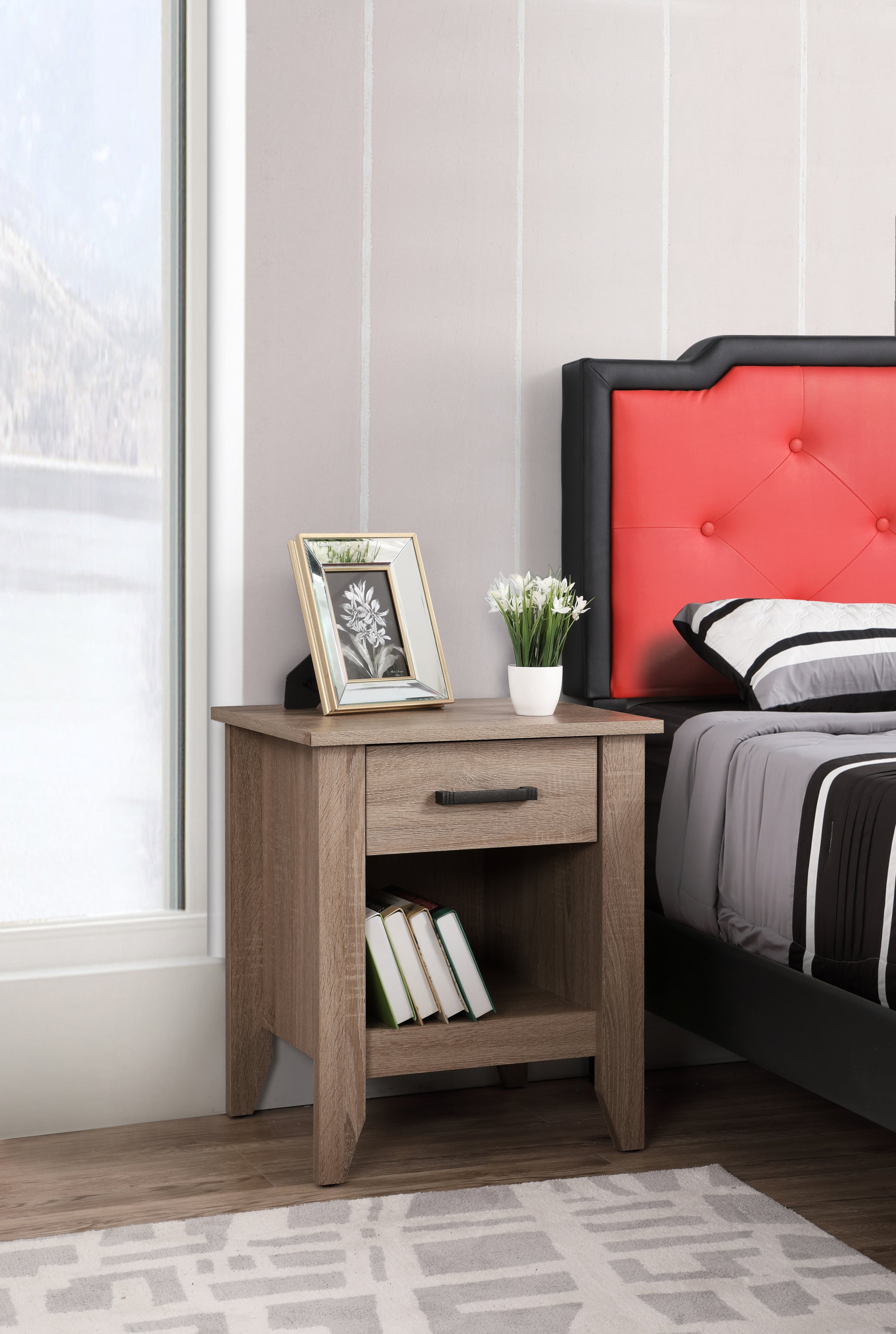 Glory Furniture Lennox G054-N Nightstand , brown