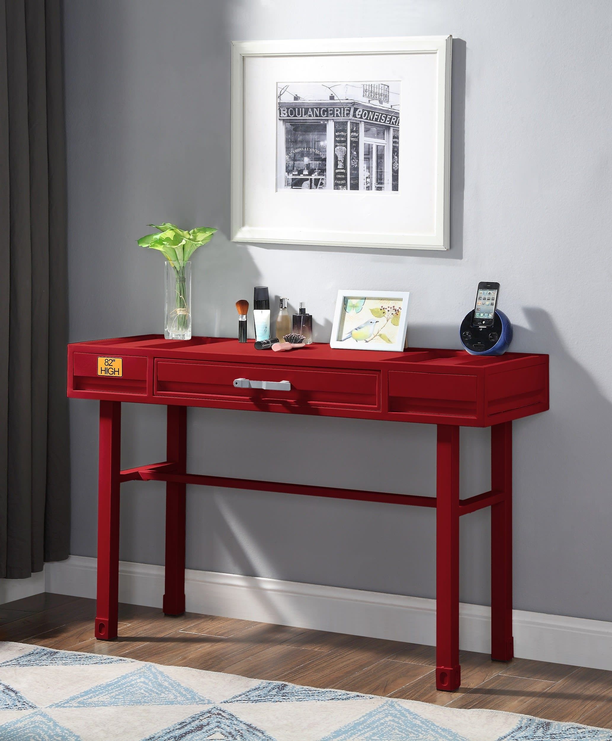 ACME Cargo Vanity Desk, Red 35953