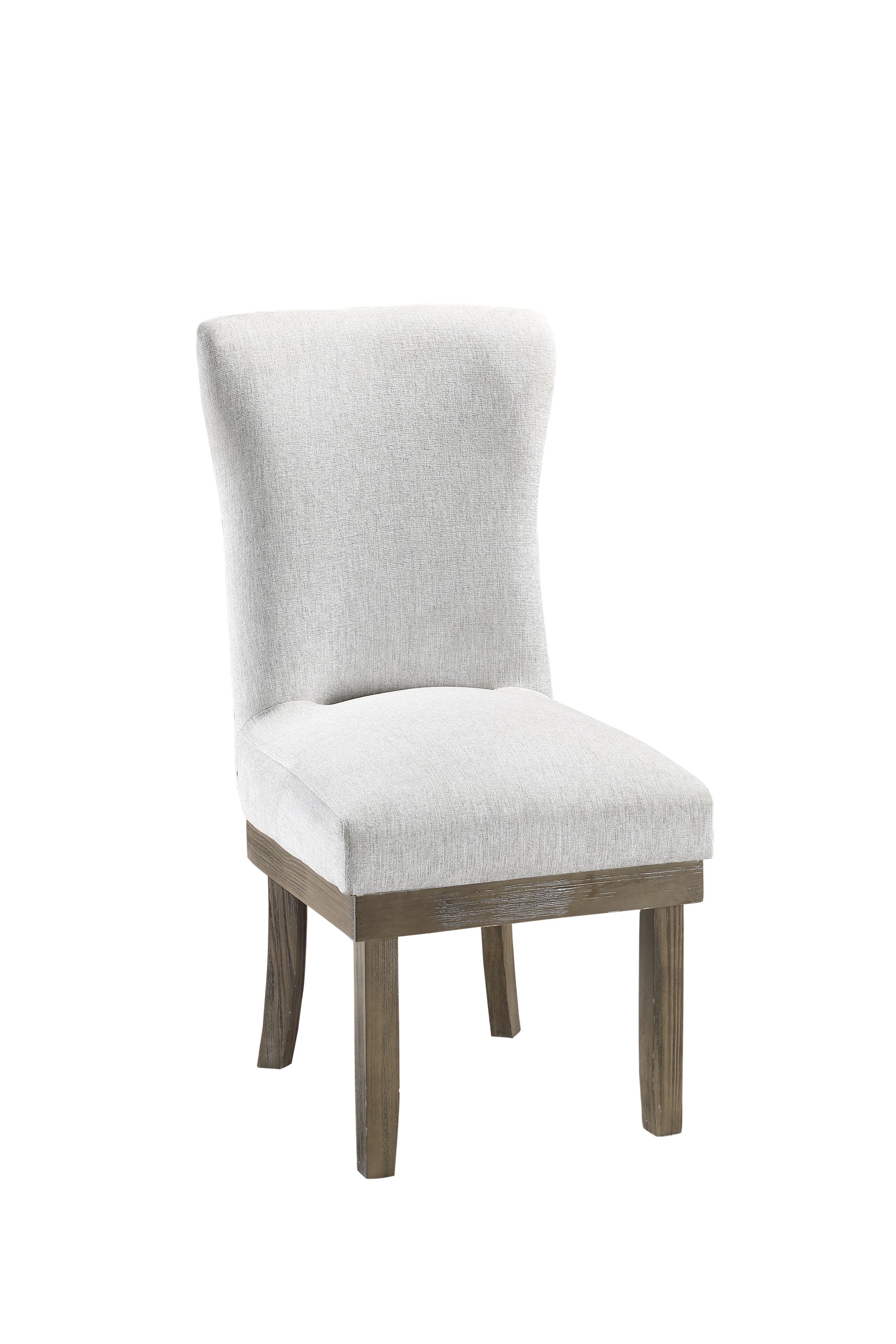 ACME Landon Side Chair (Set-2), Gray Linen DN00951