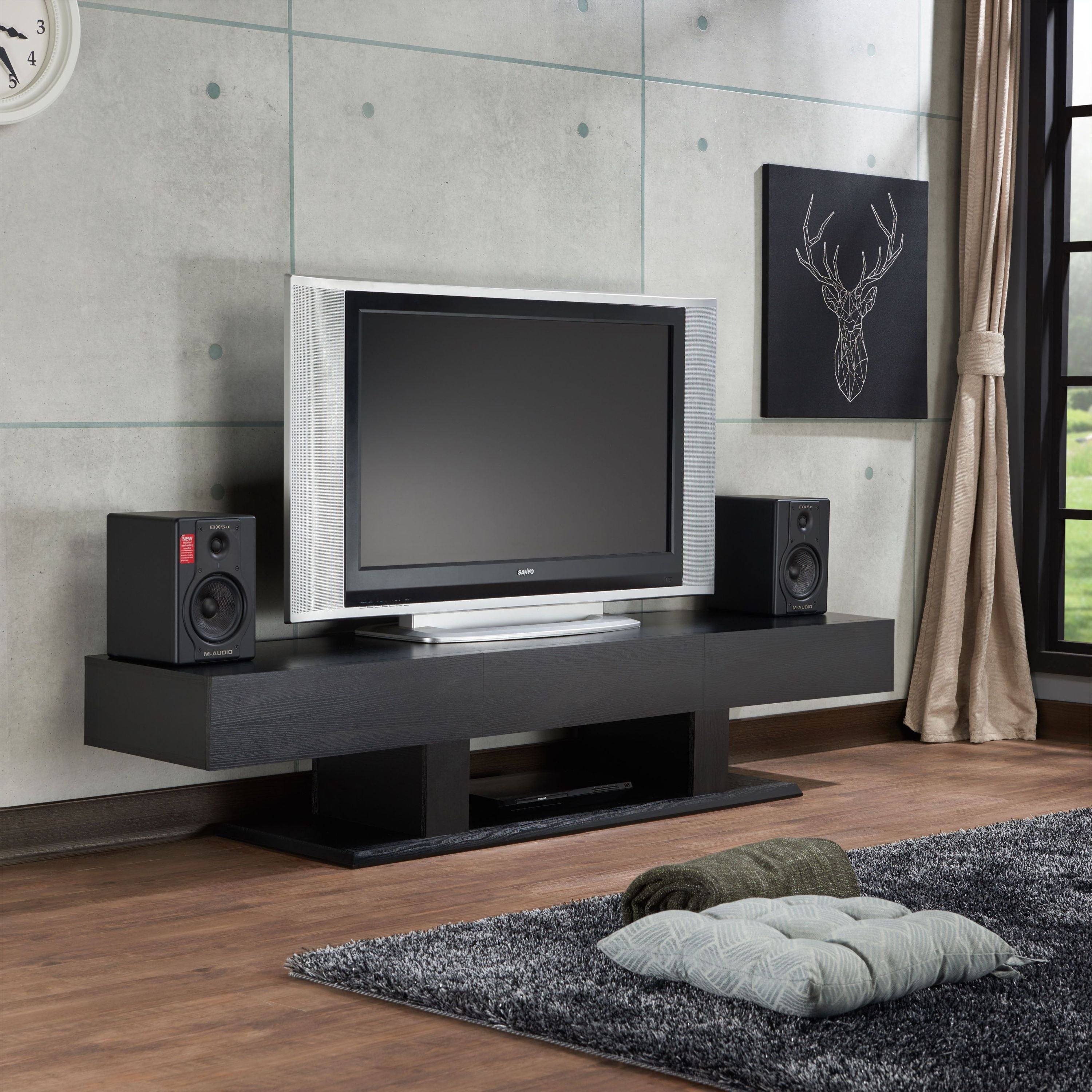 ACME Follian TV Stand in Black 80635