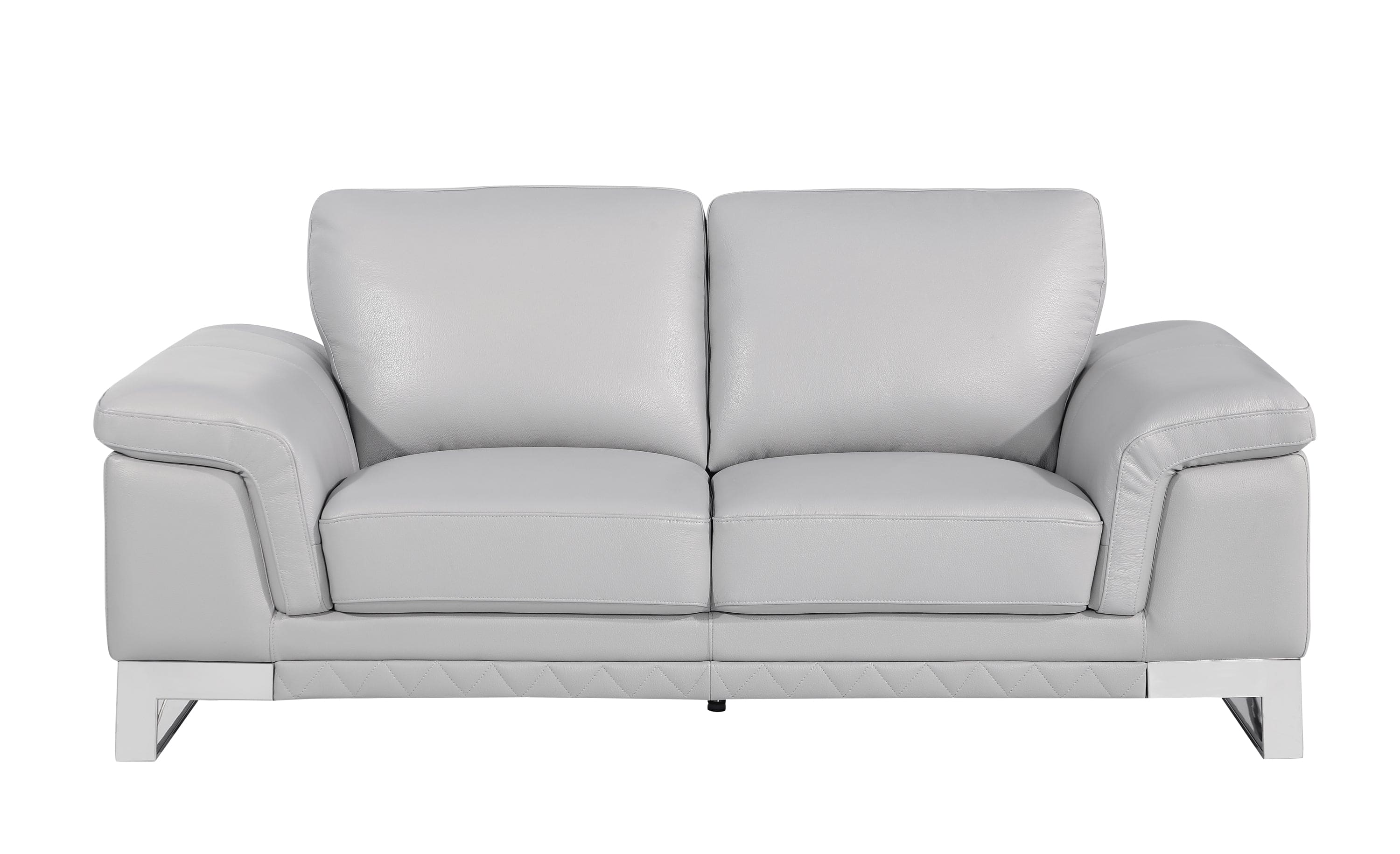 Top Grain Italian Leather Loveseat