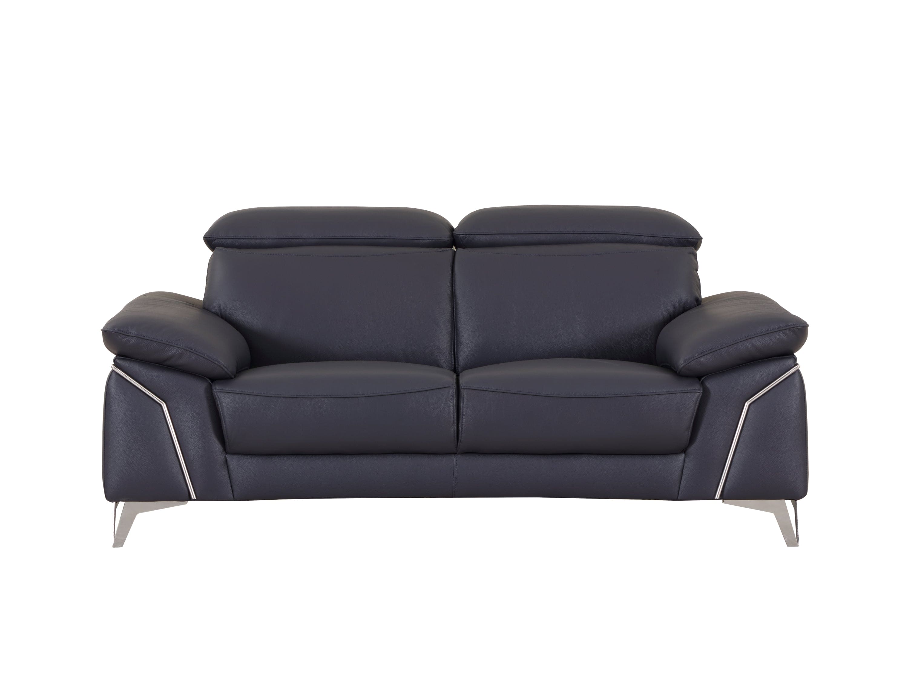 Global United Top Grain Italian Leather Loveseat