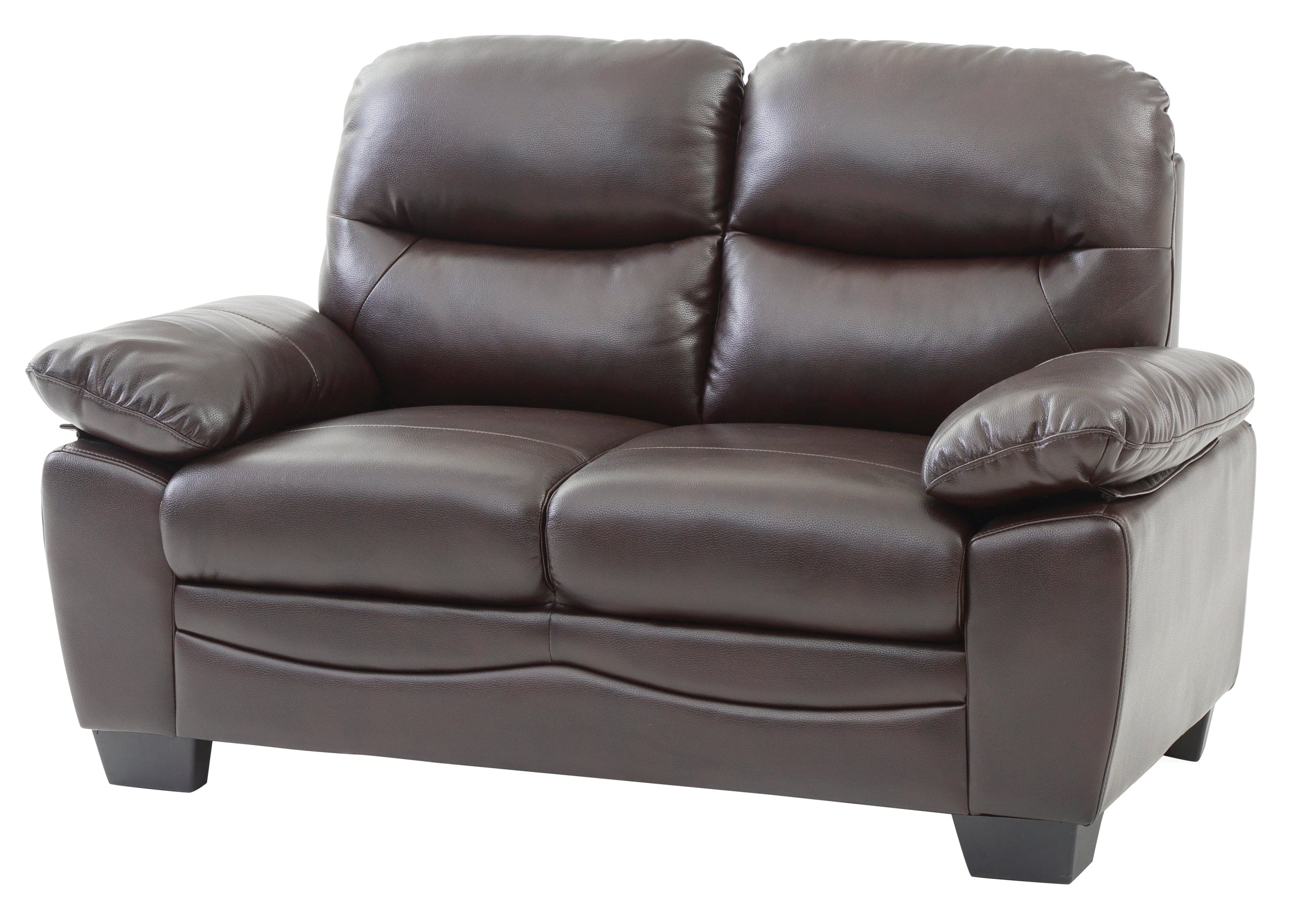 Glory Furniture Marta G674-L Loveseat , DARK BROWN