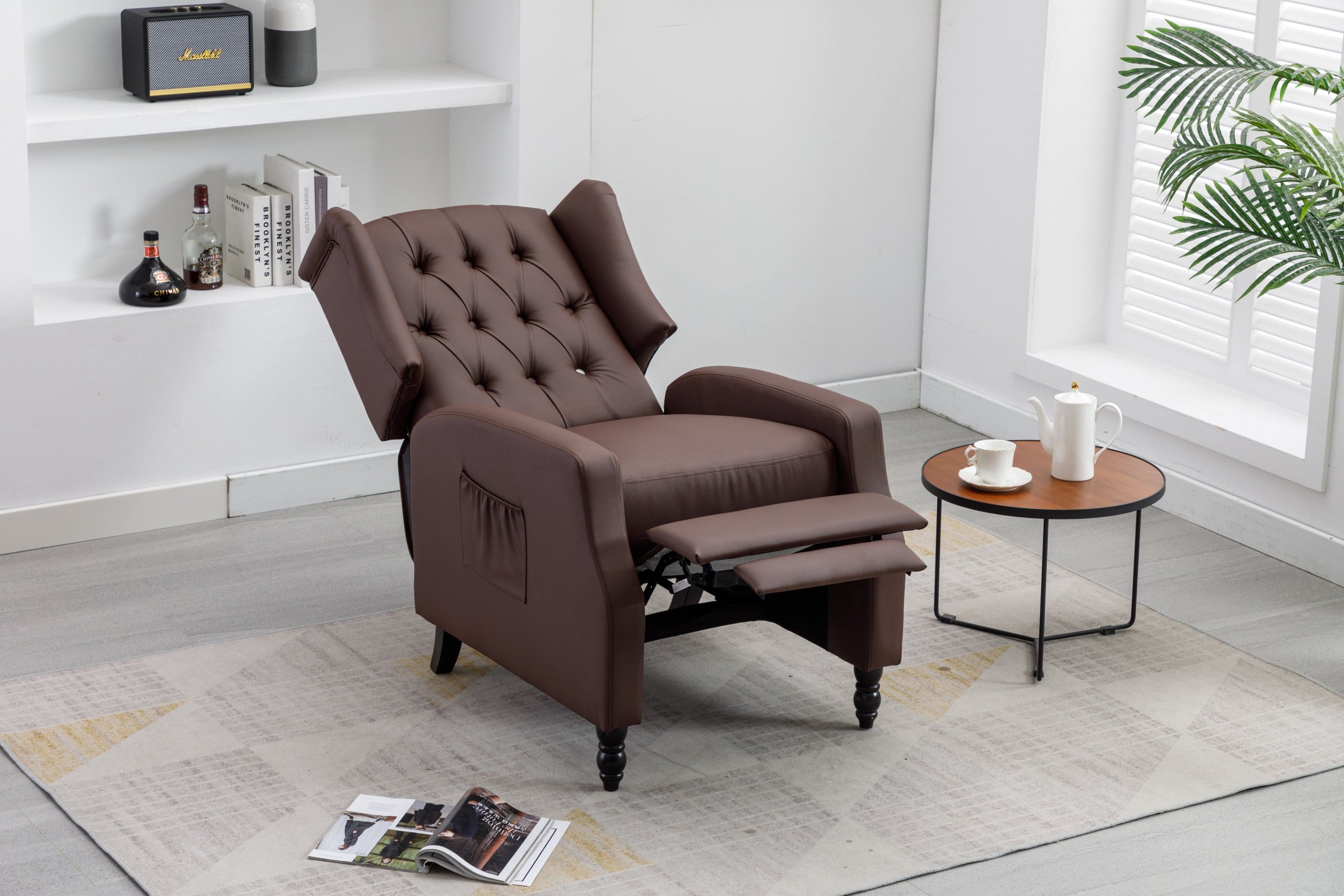 COOLMORE Modern Comfortable Upholstered leisure   chair / Recliner Chair for Living Room