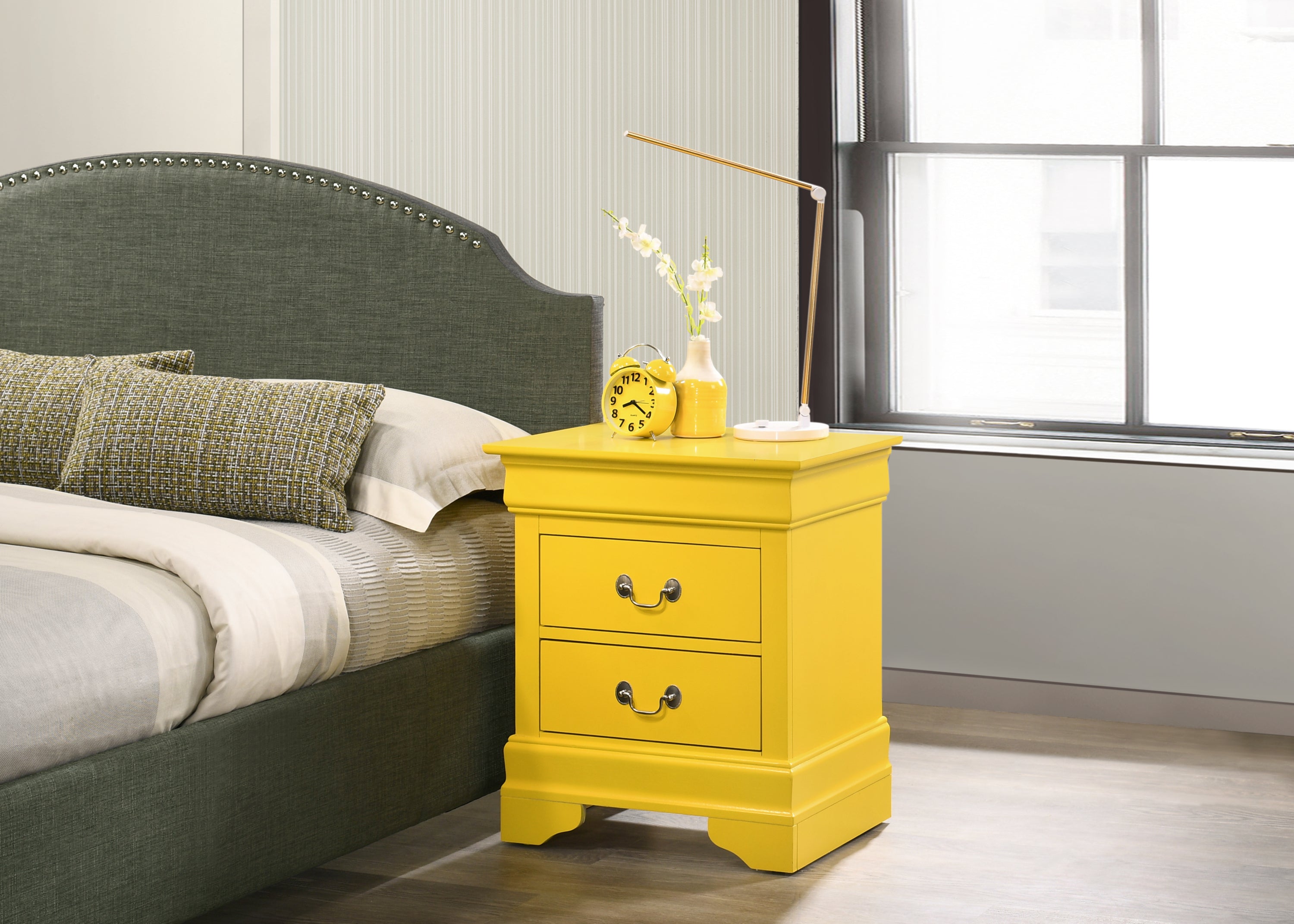 Glory Furniture LouisPhillipe G02102-N Nightstand , Yellow