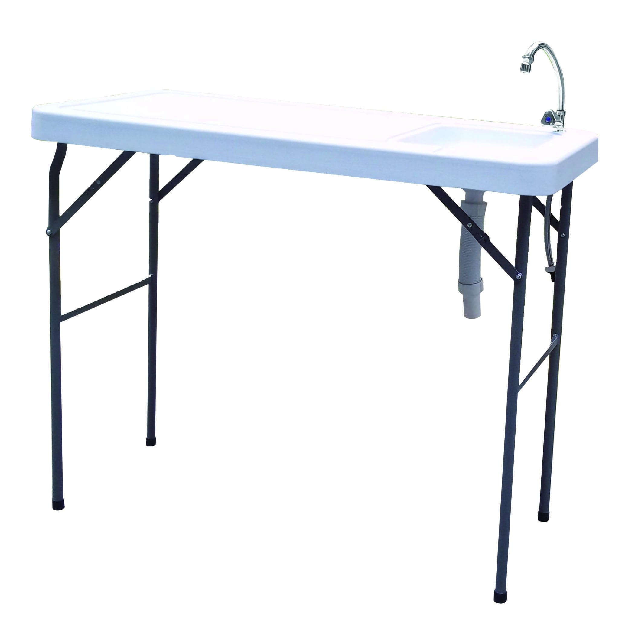 Outdoor Fish and Game Cutting Cleaning Table w/Sink and Faucet