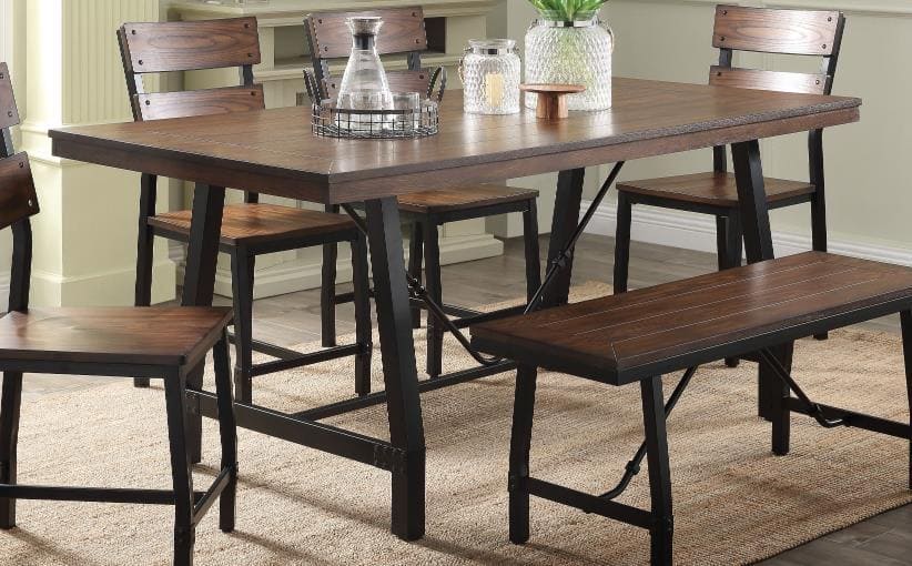 ACME Mariatu Dining Table, Oak 72455