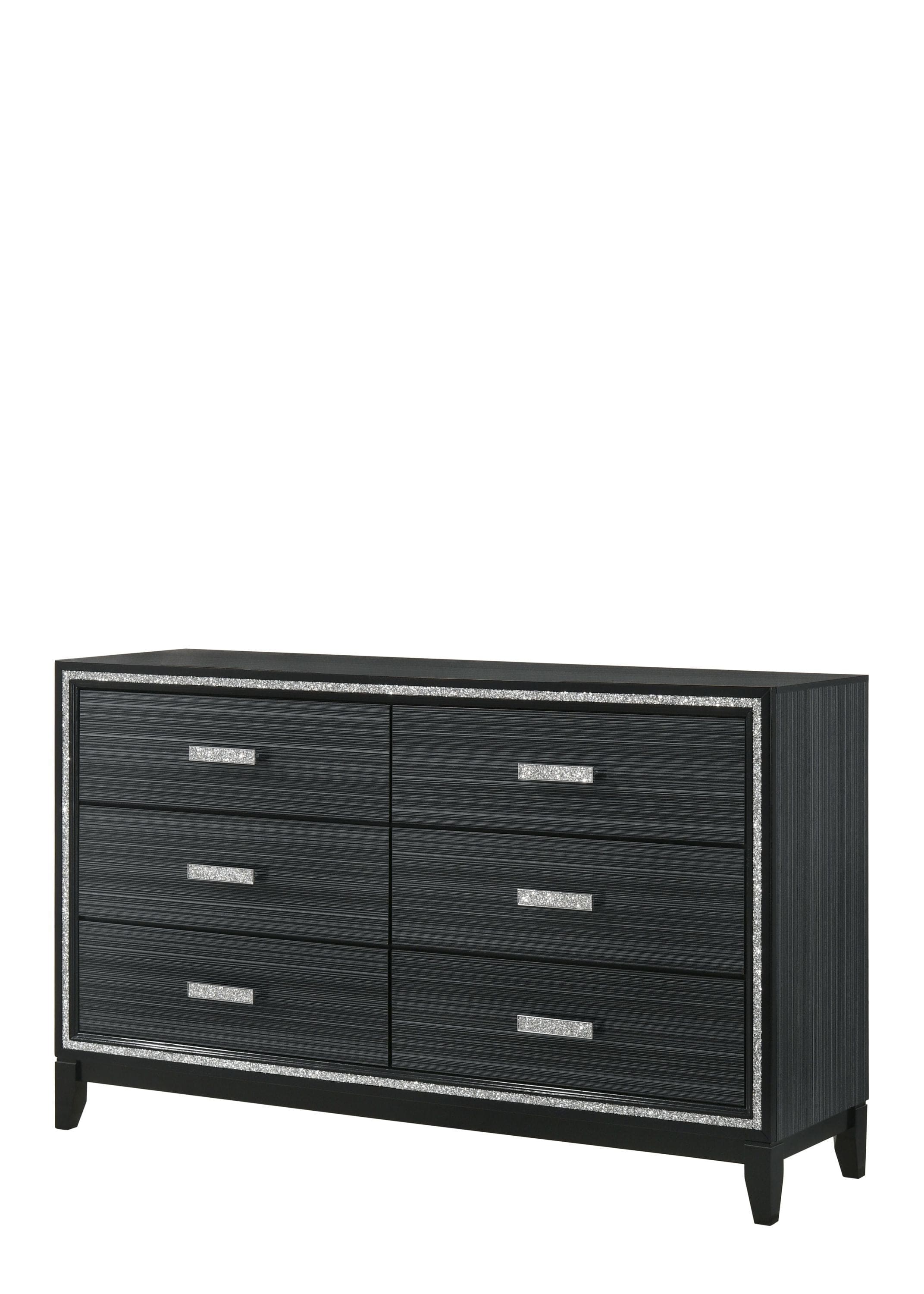 ACME Haiden Dresser, Weathered Black Finish 28435