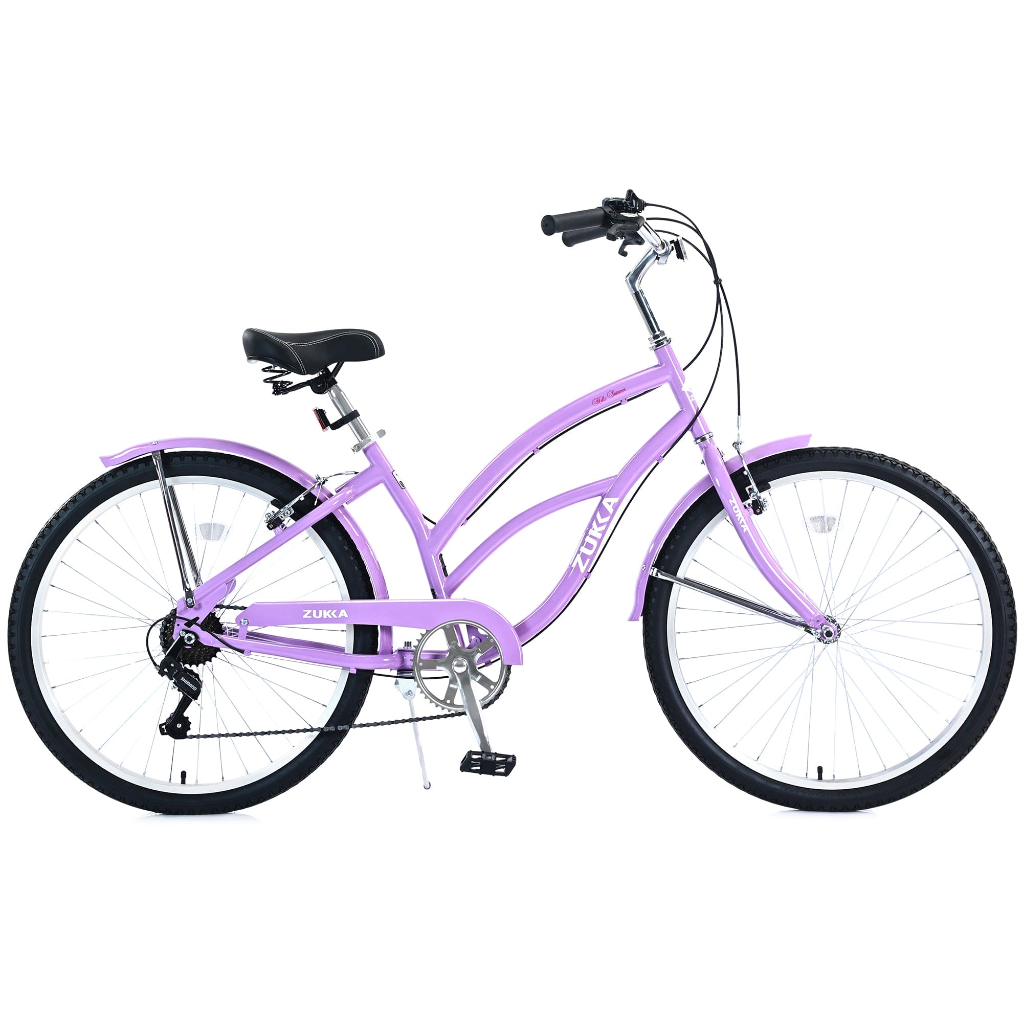 7 Speed Bicycles,  Multiple Colors 26"Inch  Beach Cruiser Bike