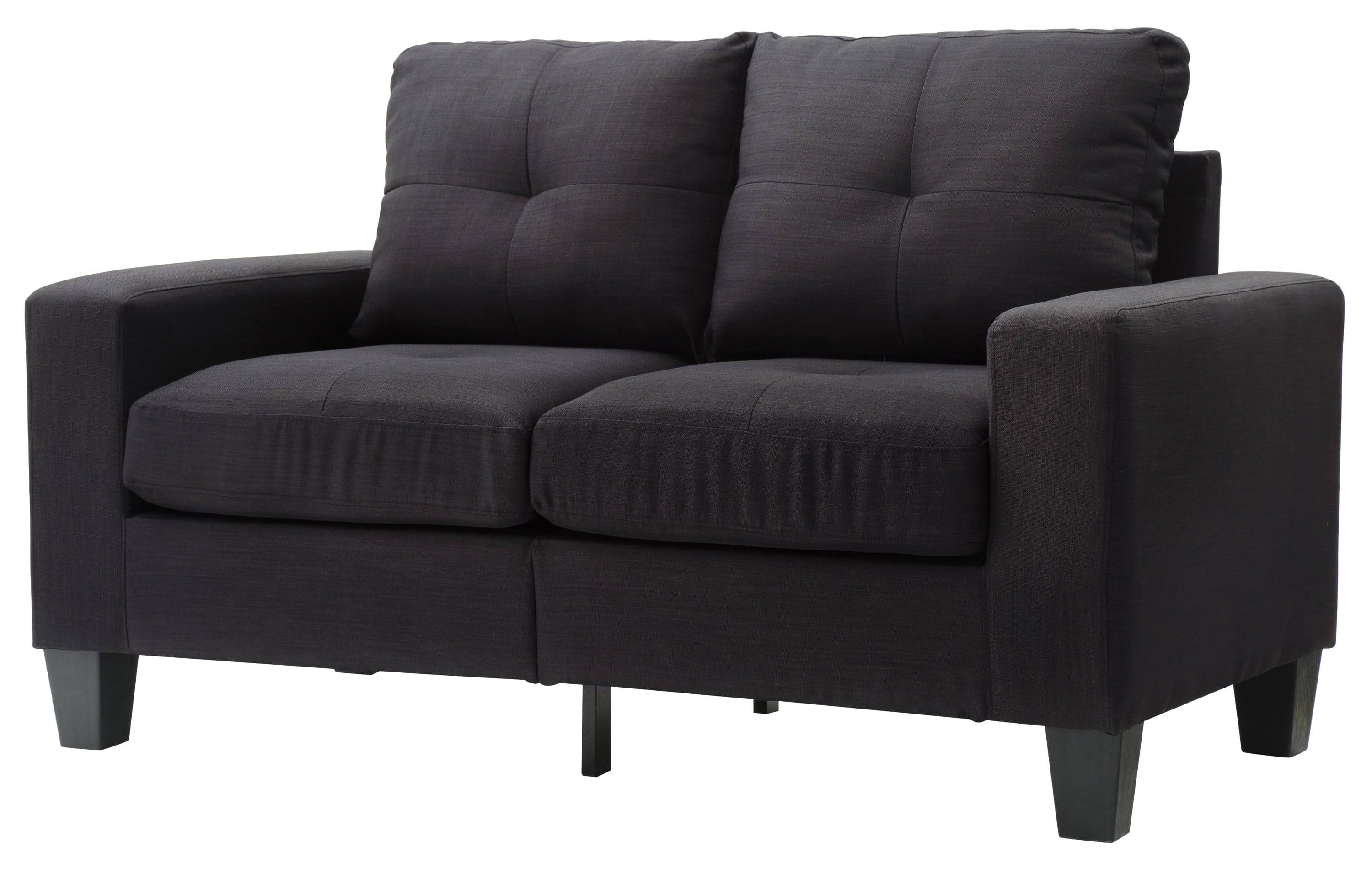 Glory Furniture Newbury G475A-L Newbury Modular Loveseat , BLACK