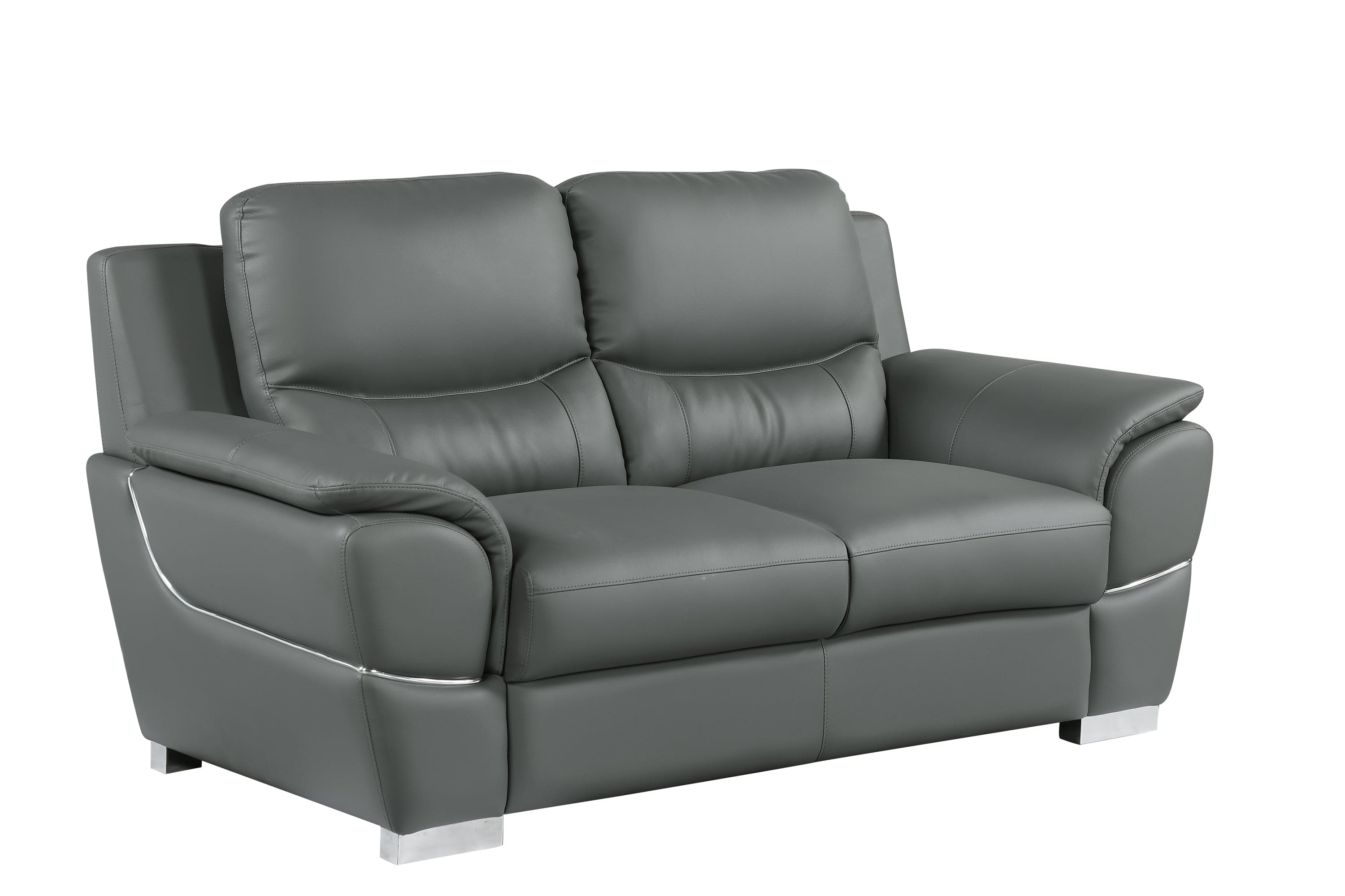 Genuine Leather Loveseat