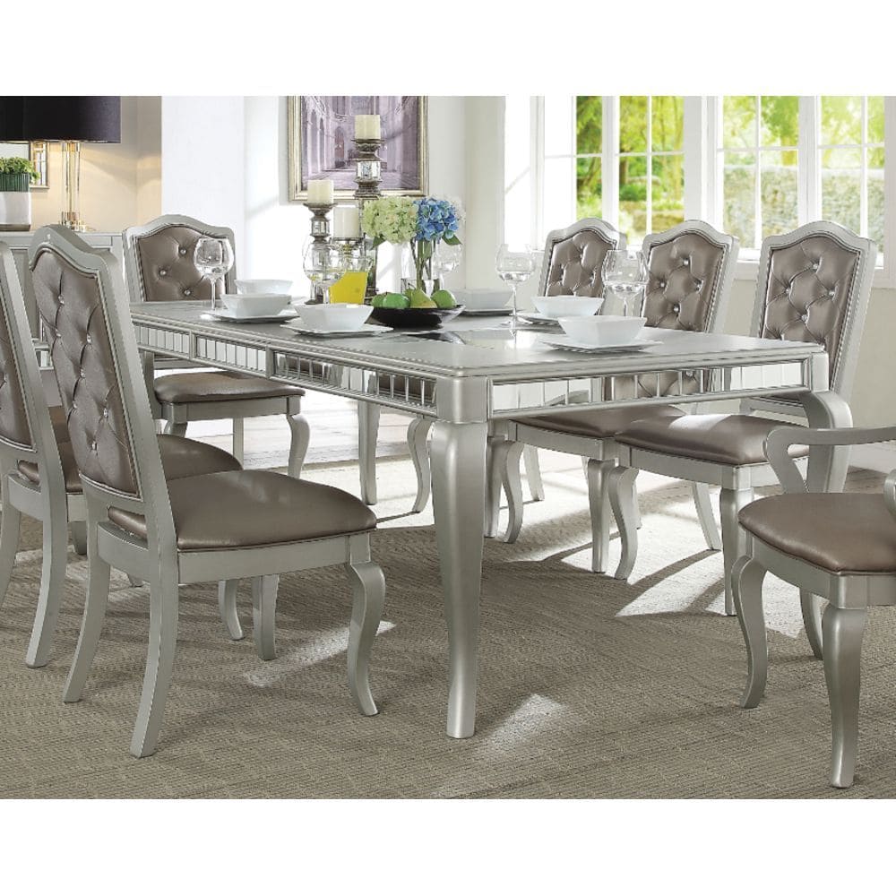 ACME Francesca Dining Table in Champagne 62080