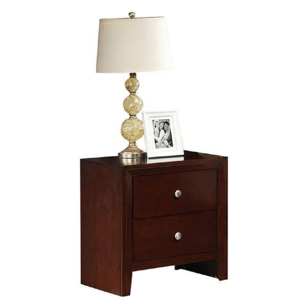 ACME Ilana Nightstand in Brown Cherry 20403