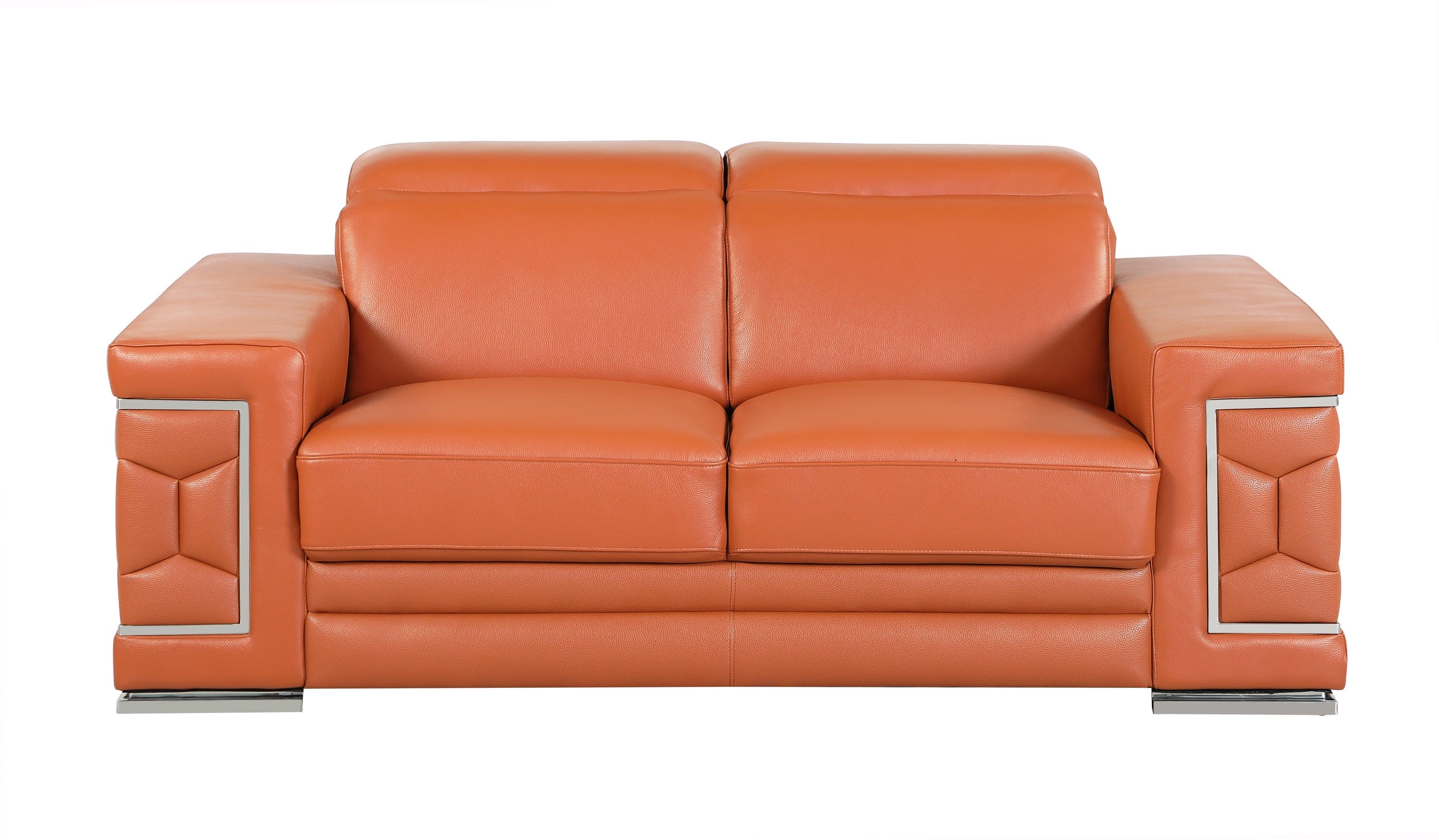 Top Grain Italian Leather Loveseat