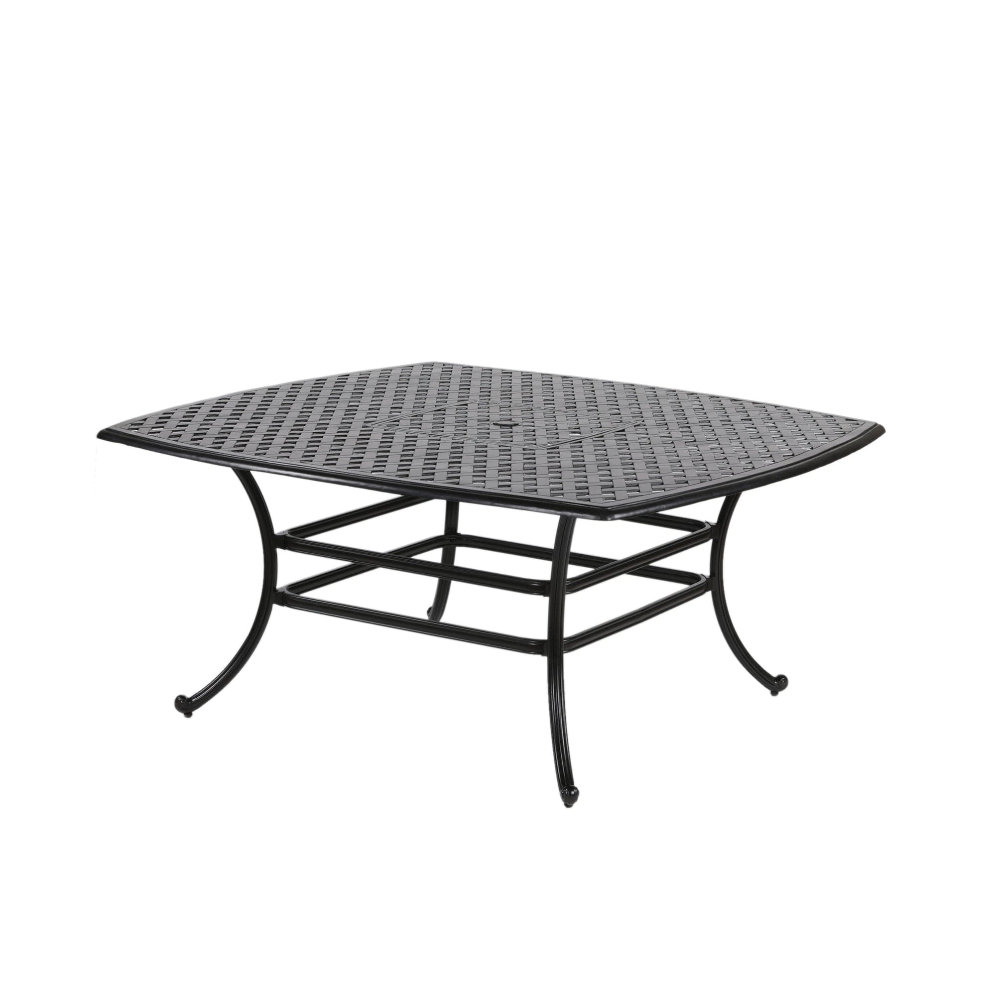 64" Square Dining Table, Dark Lava Bronze