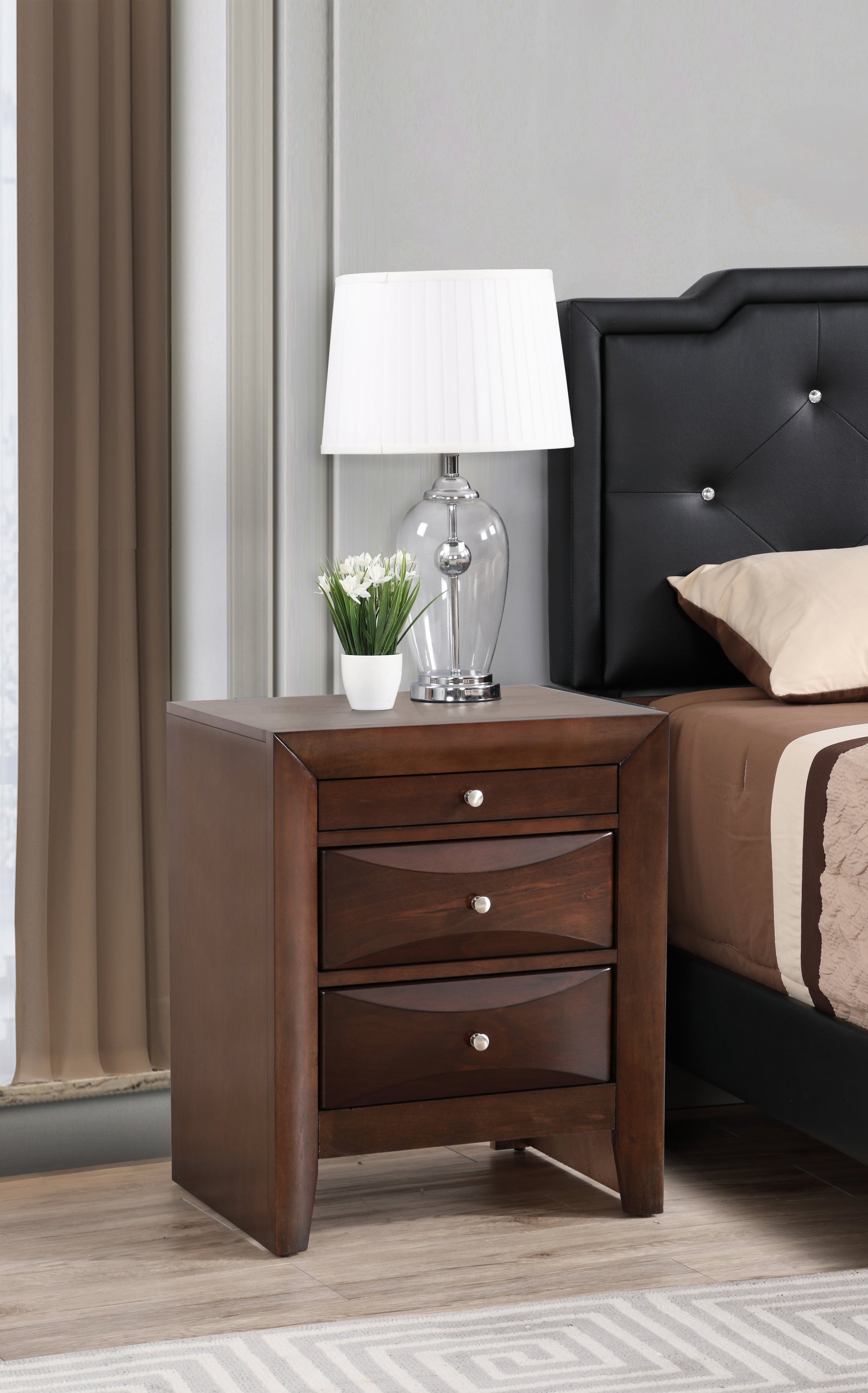 Glory Furniture Marilla G1525-N Nightstand , Cappuccino