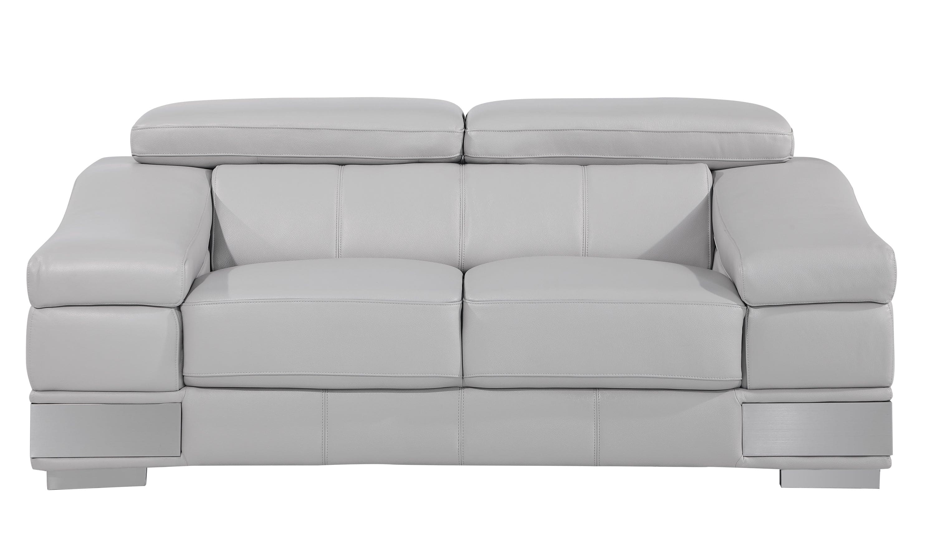 Top Grain Italian Leather Loveseat