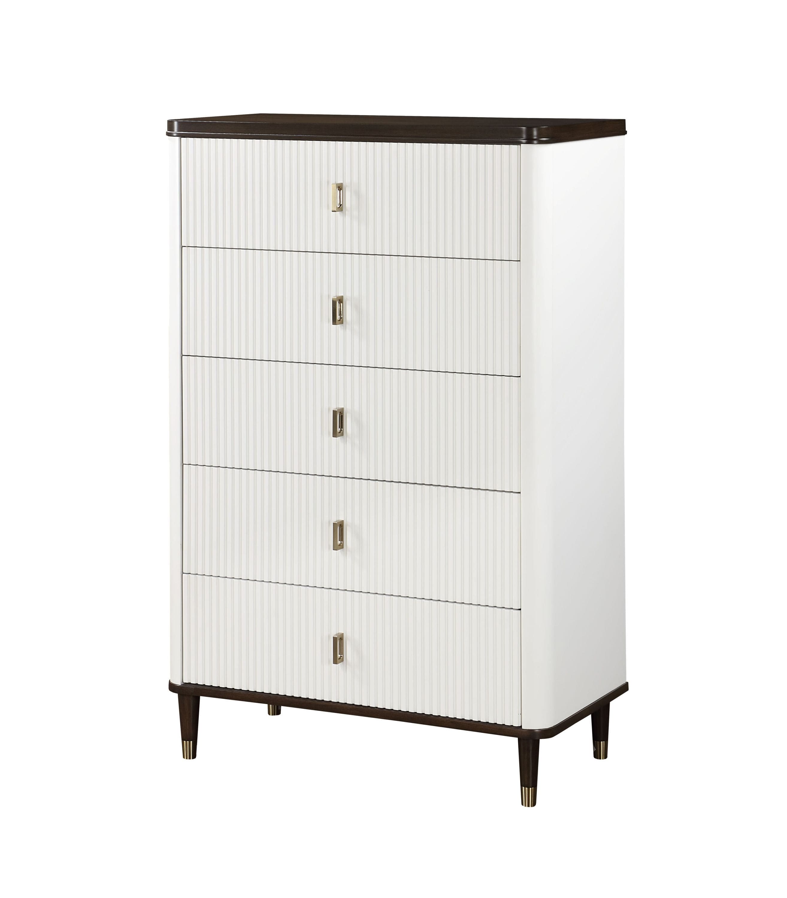 ACME Carena Chest, White & Brown Finish BD02031