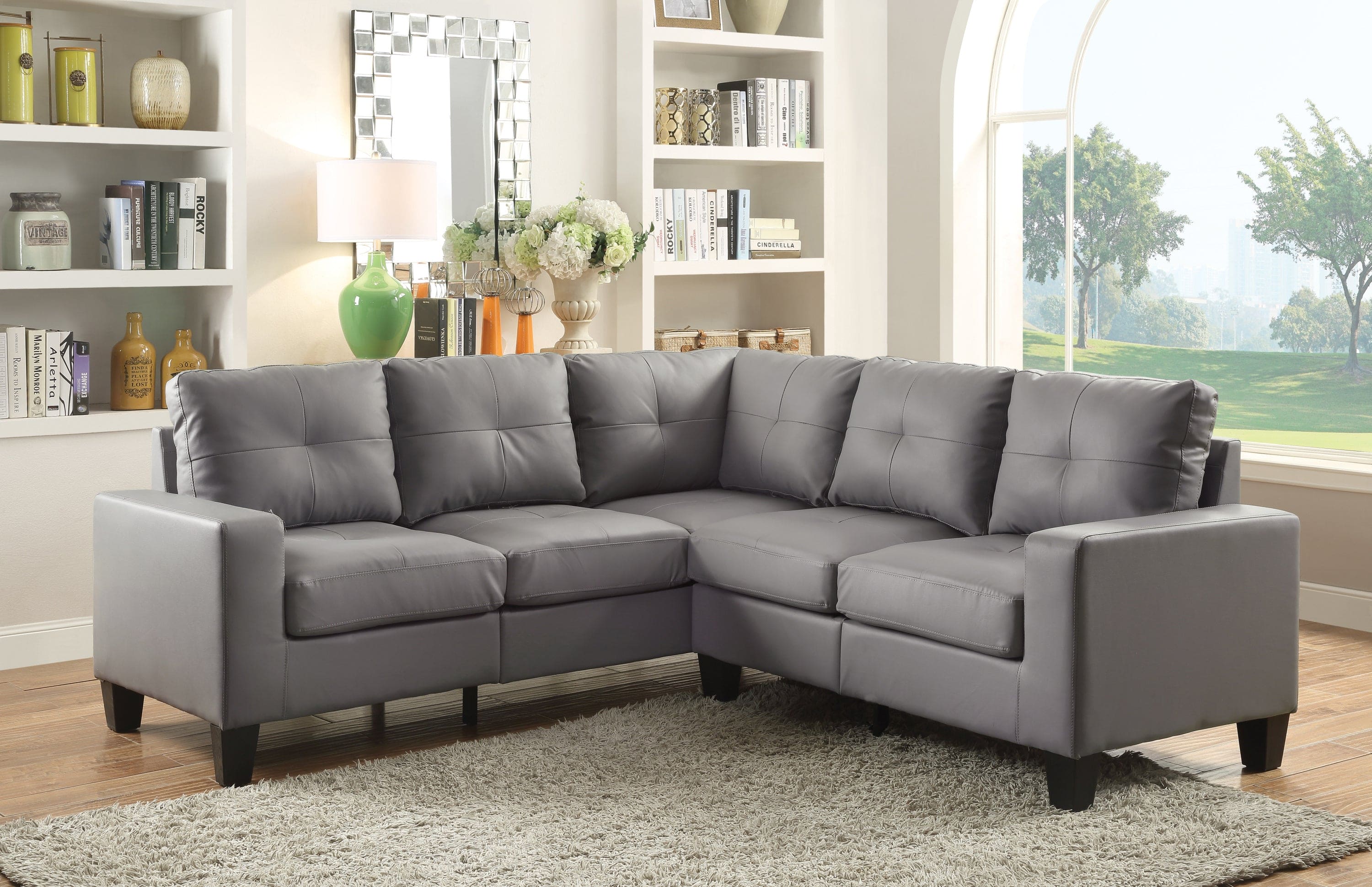 Glory Furniture Newbury G461B-SC Sectional, GRAY