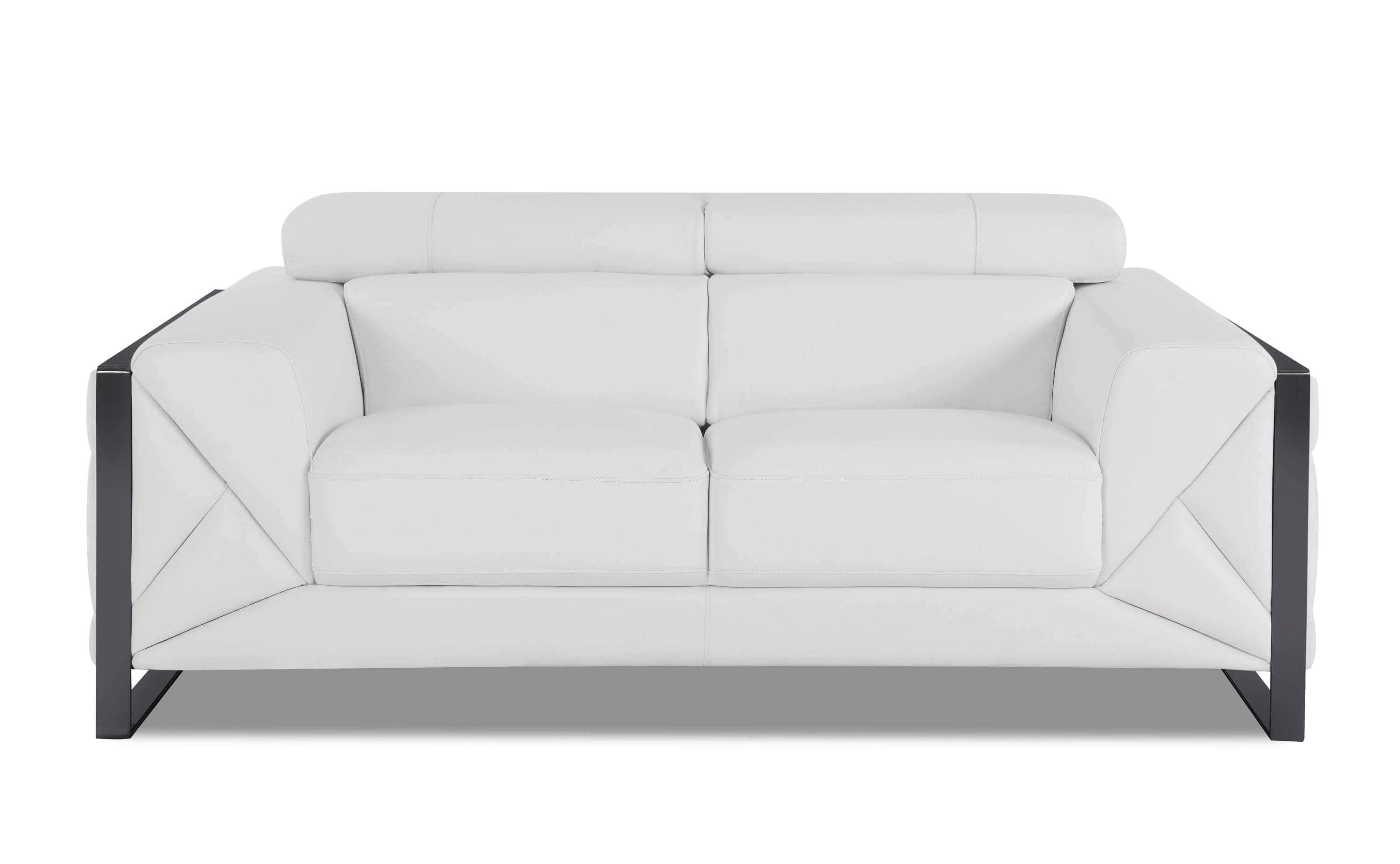 Global United Top Grain Italian Leather  Loveseat