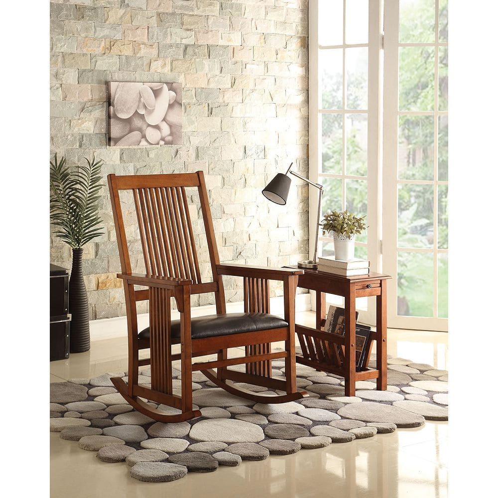 ACME Kloris Rocking Chair in Tobacco 59214