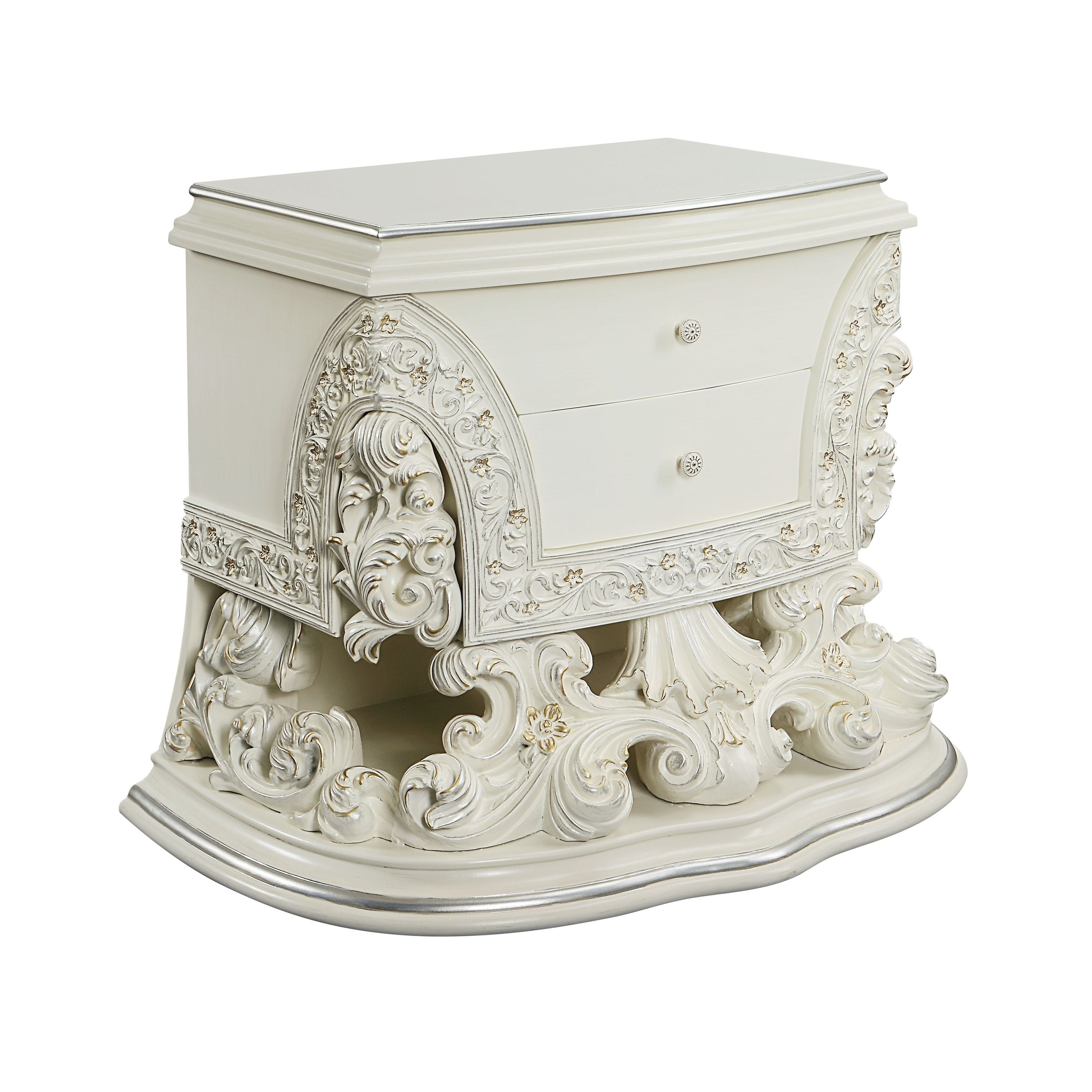 ACME Adara NIGHTSTAND Antique White Finish BD01249