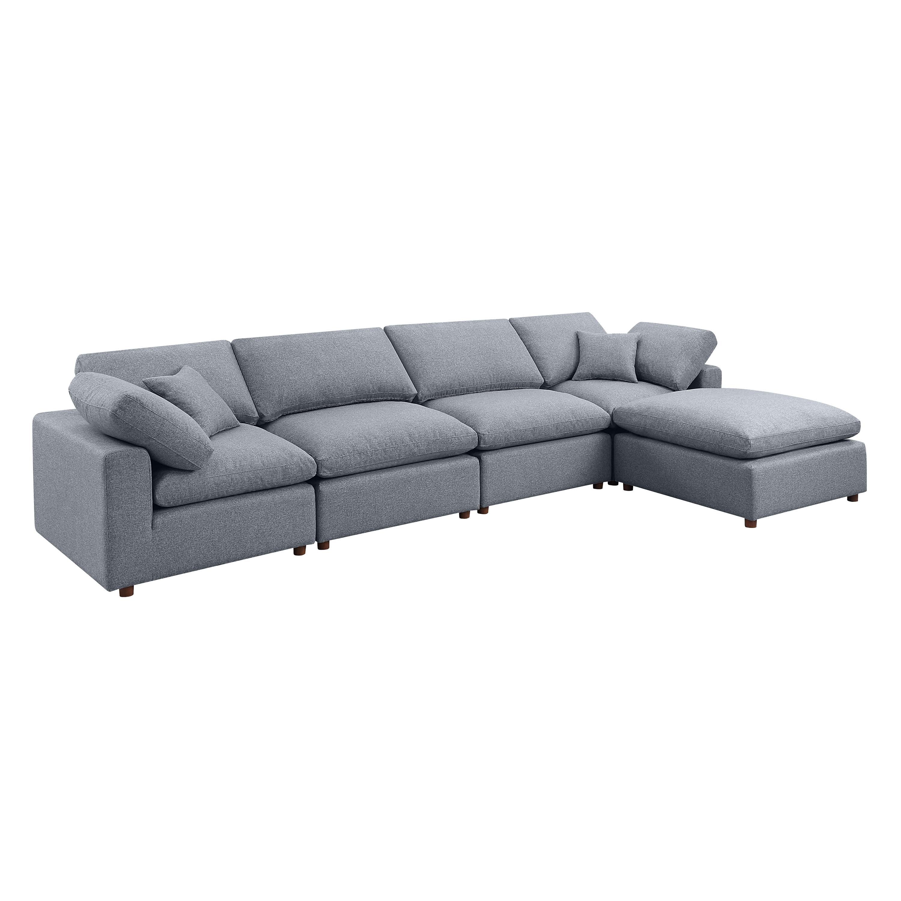 Modern Modular Sectional Sofa Set, Self-customization Design Sofa, Grey