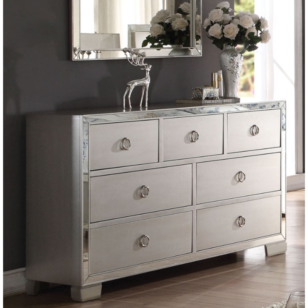 ACME Voeville II Dresser in Platinum 24845