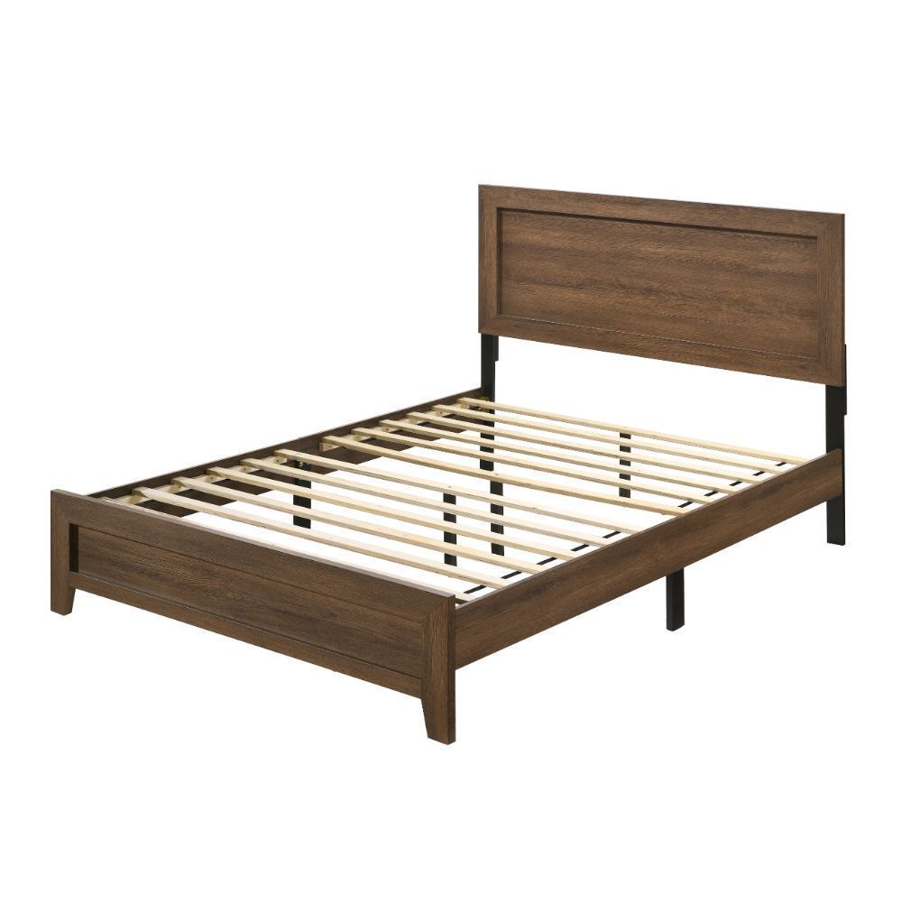 ACME Miquell Eastern King Bed, Oak 28047EK