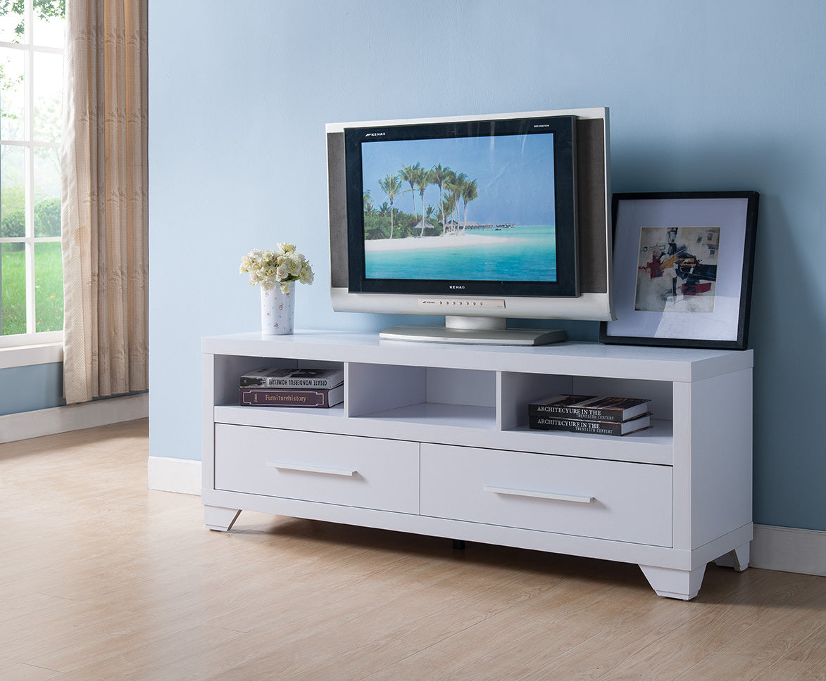 ID USA  151301TV TV Stand White