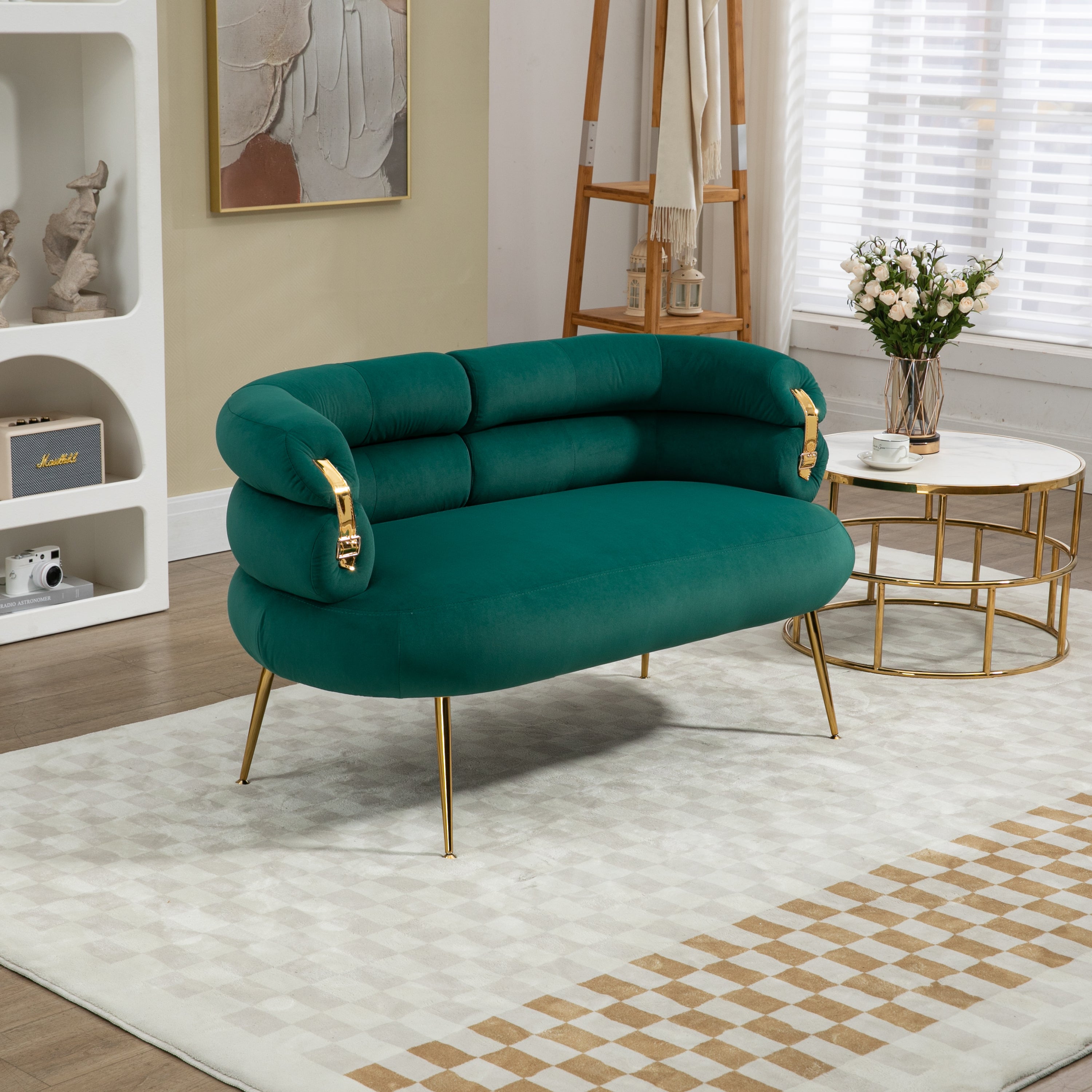 COOLMORE Accent Chair ,leisure chair with Golden feet