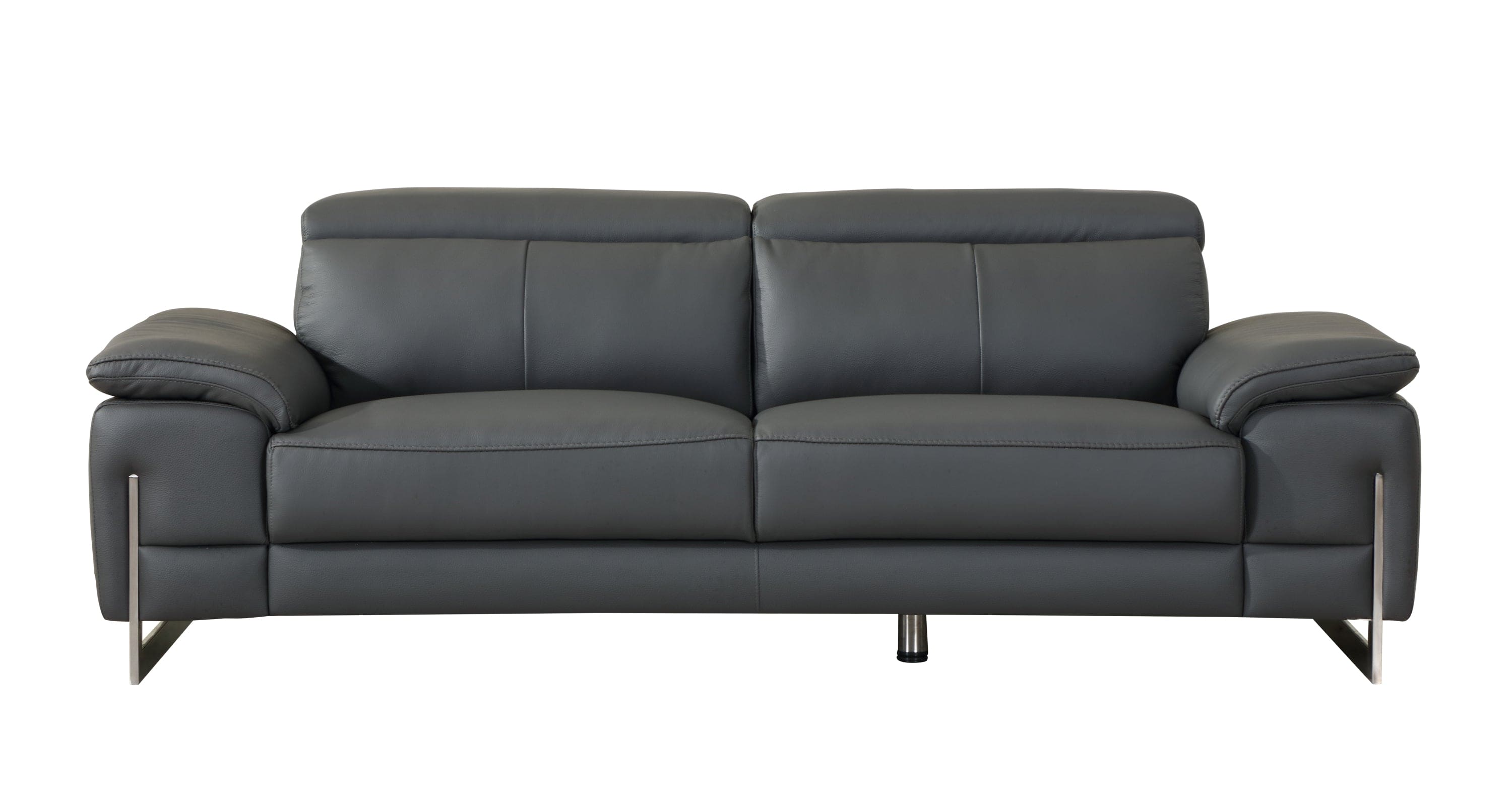 Global United Top Grain Italian Leather Sofa