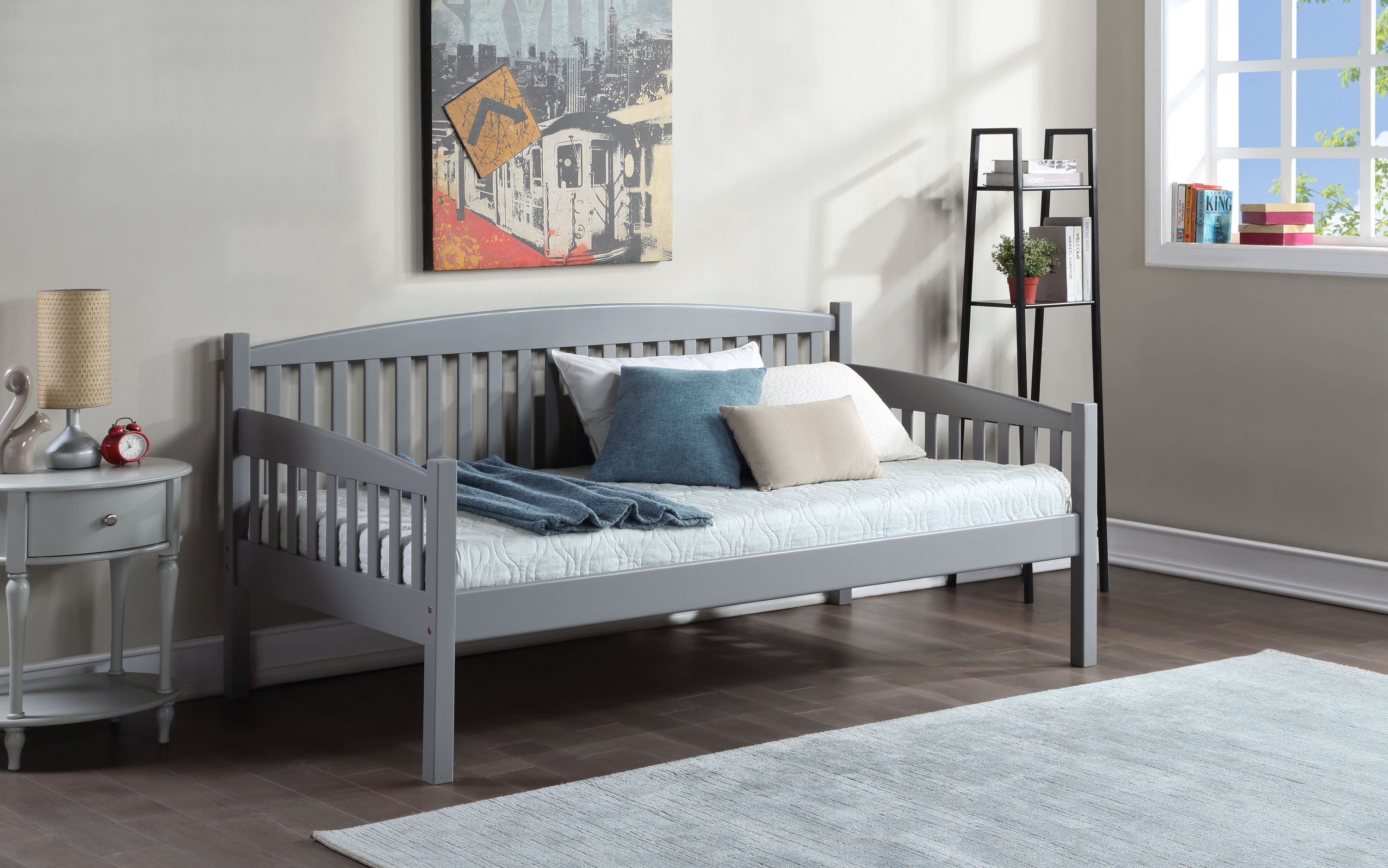 ACME Caryn Daybed (Twin Size), Gray Finish BD00380