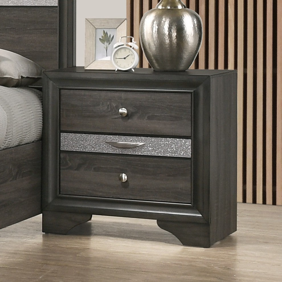 ACME Naima Nightstand, Gray 25973