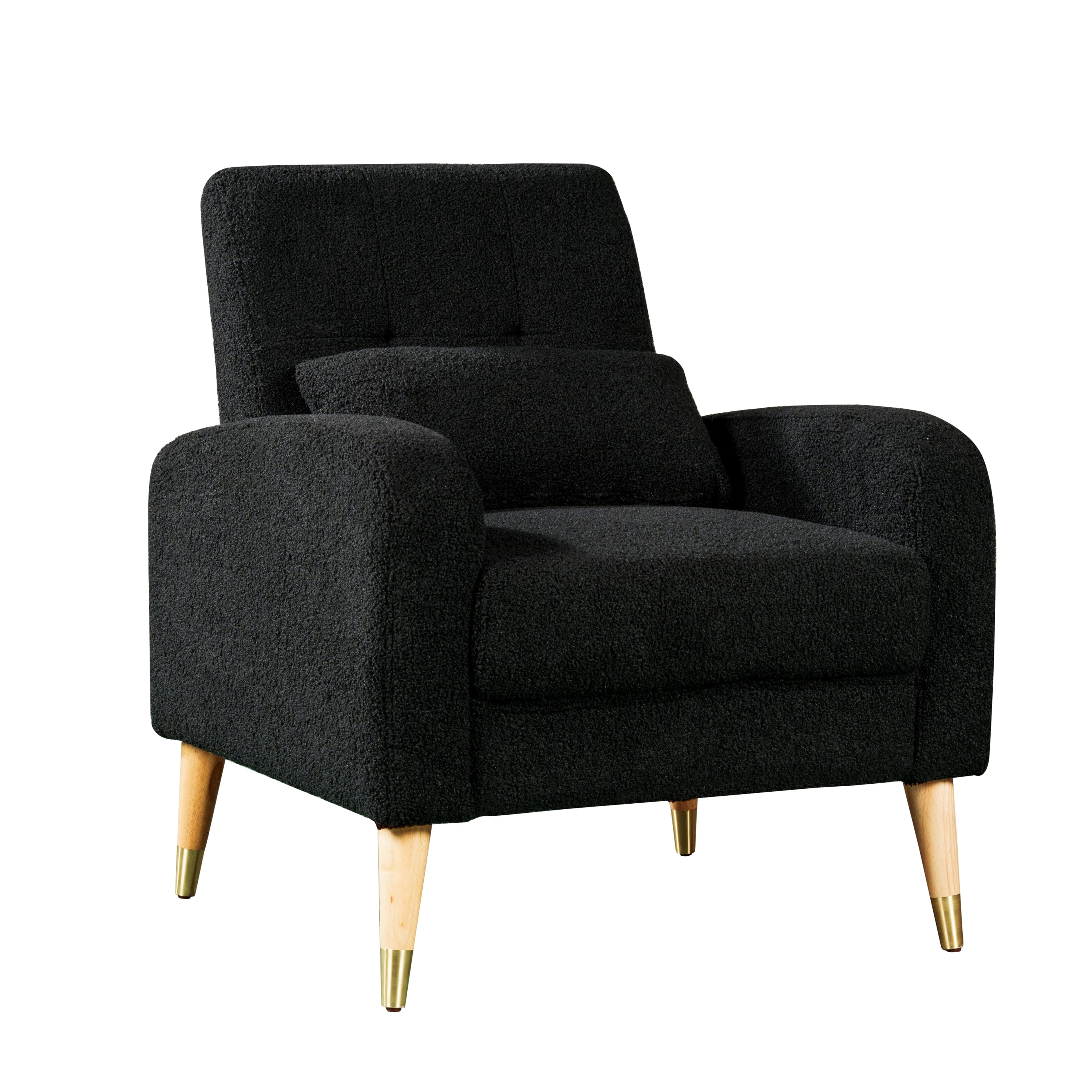 1018 Black Accent Chair